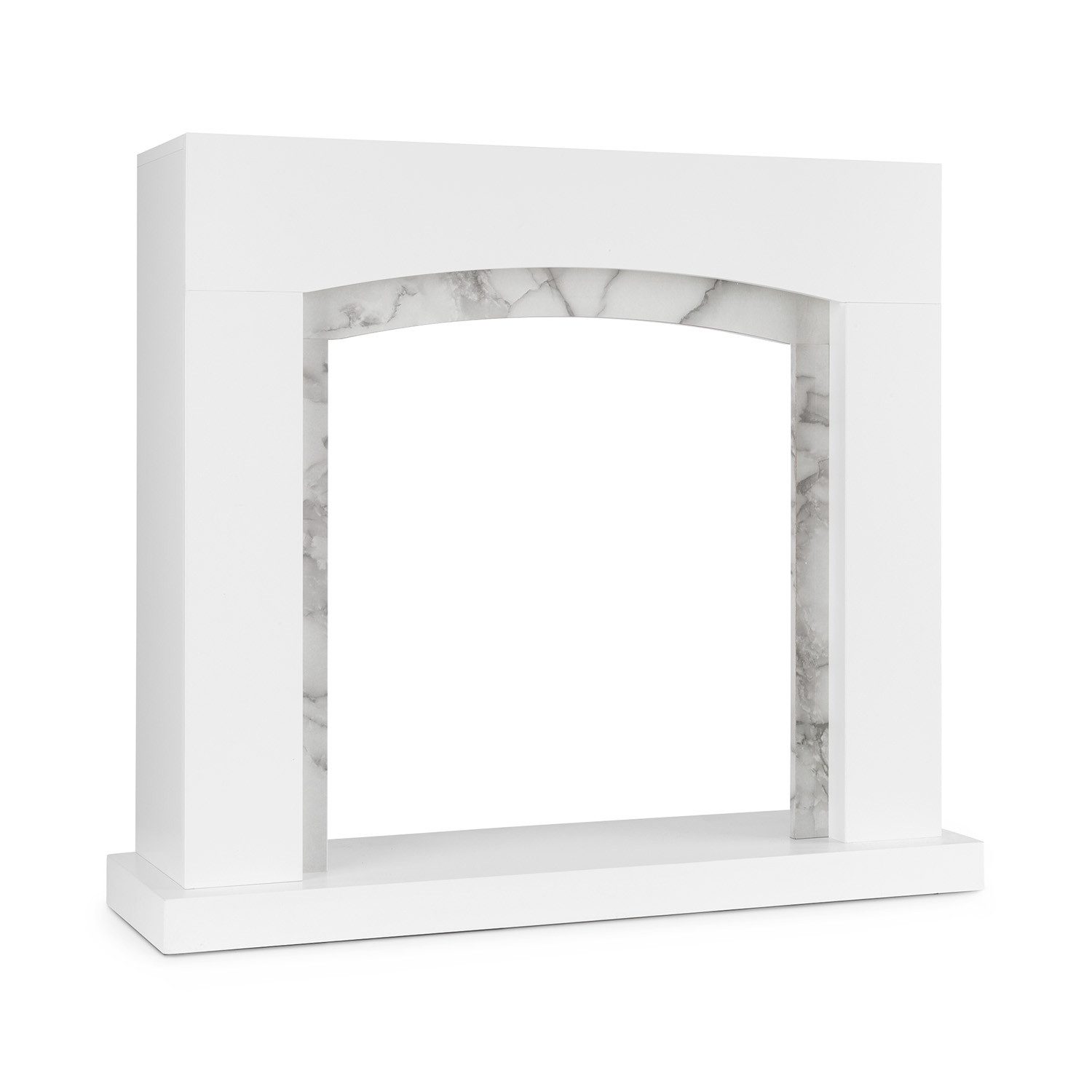 Klarstein Elektrokamin Studio Frame II, elektrischer Kamin Gehäuse Rahmen Mantel Elektrokamin Zubehör