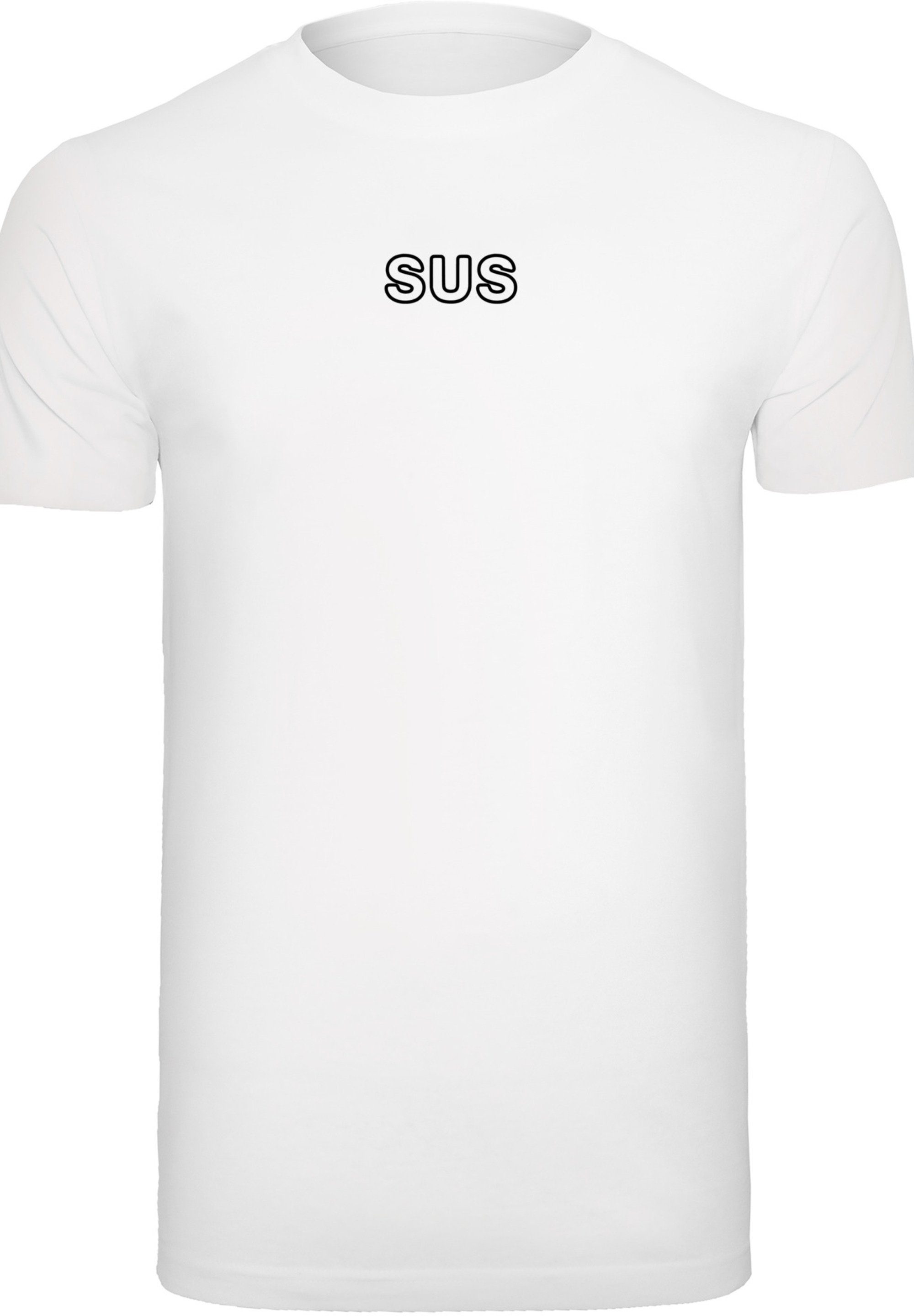 F4NT4STIC T-Shirt SUS slang 2022, weiß Jugendwort