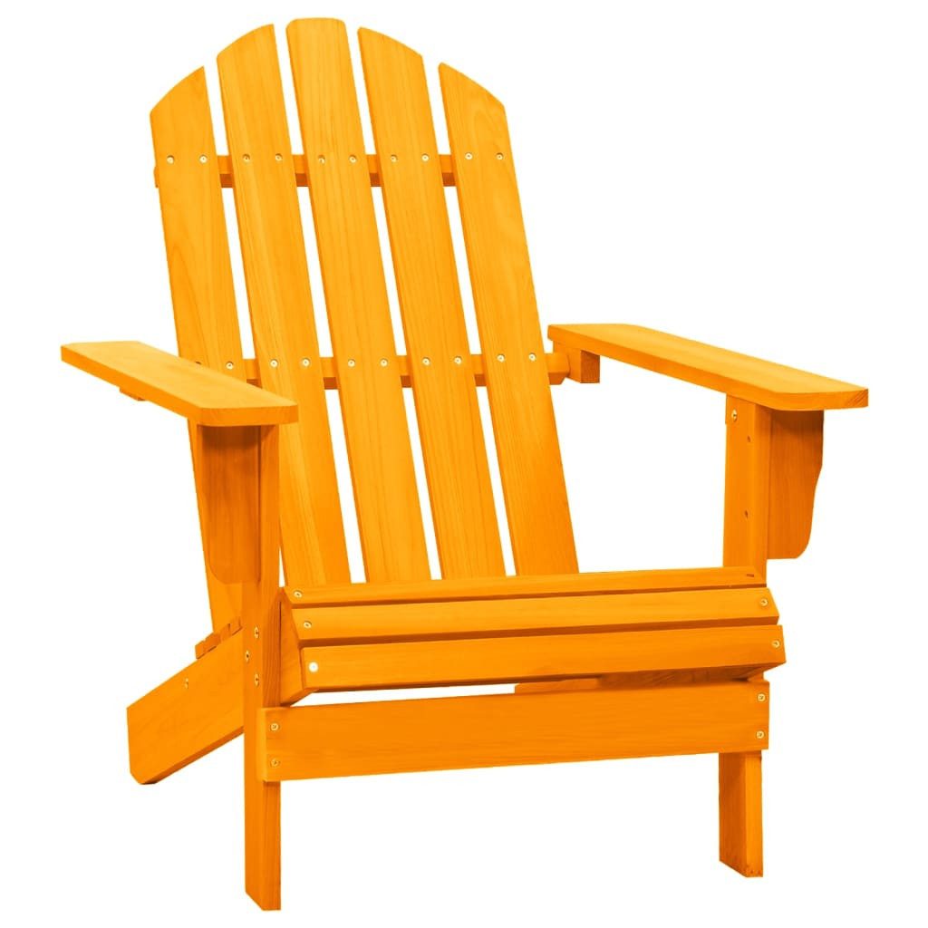 vidaXL Gartenstuhl Adirondack-Gartenstuhl Massivholz Tanne Orange günstig online kaufen