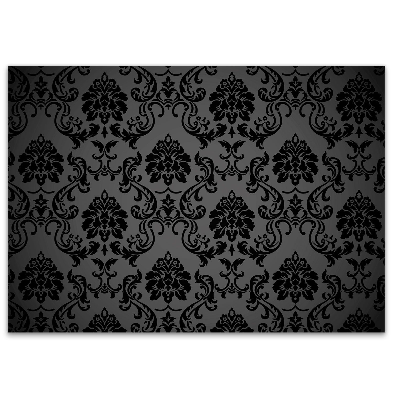 Platzset 100 Tischunterlagen Black Ornament IDIN A3 eckig I Platzset aus Papier