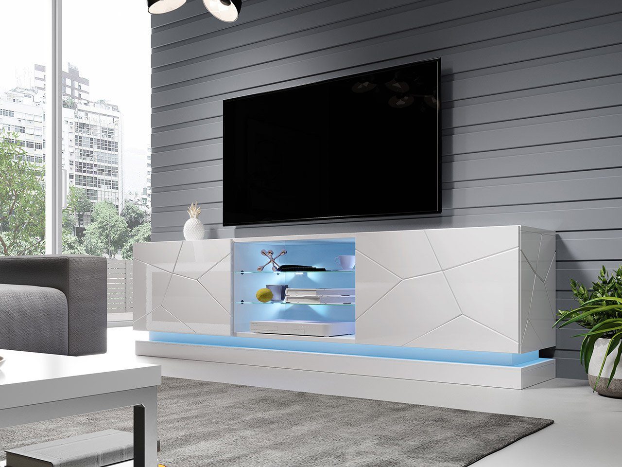 MIRJAN24 TV-Schrank Qiu 200 (mit 2 günstig online kaufen