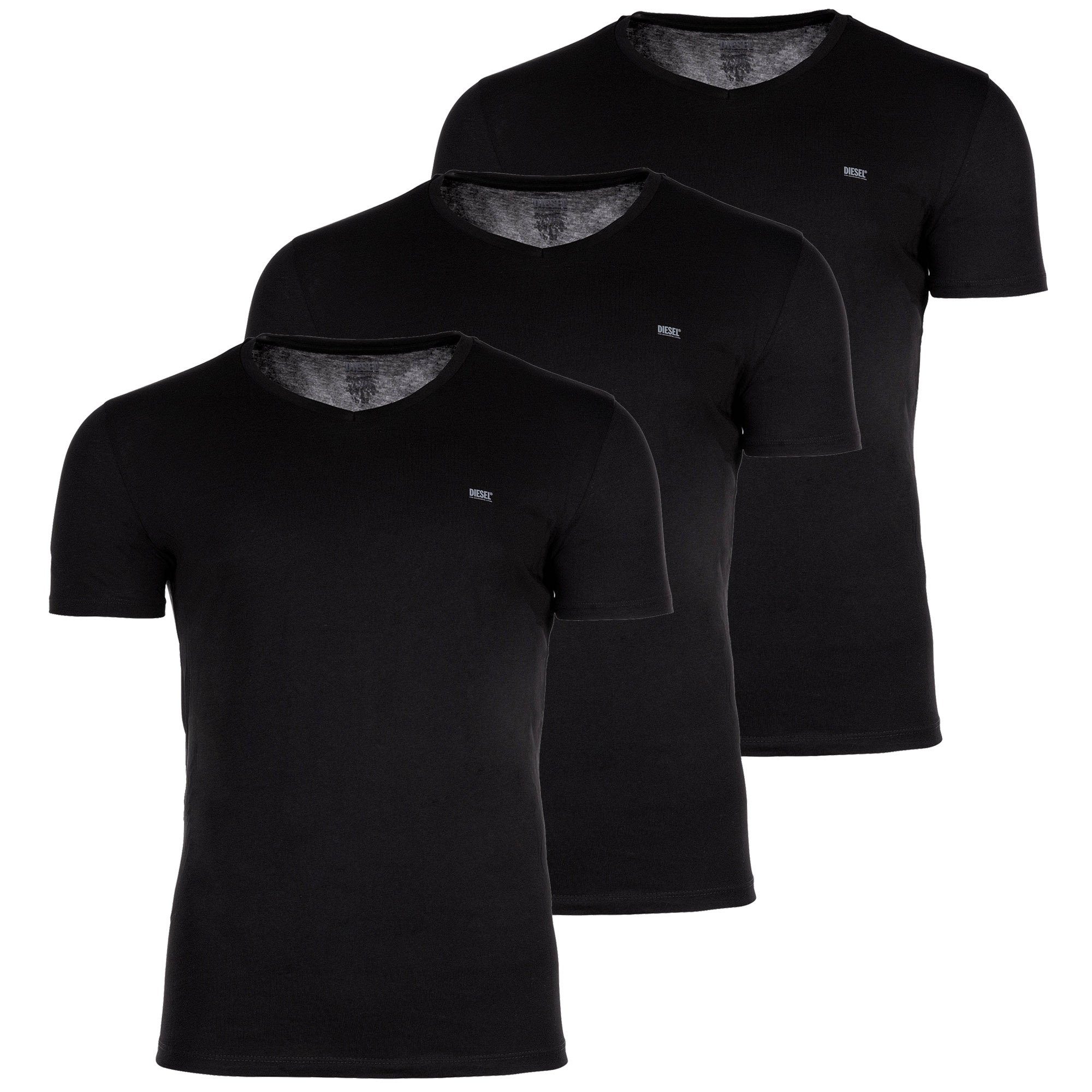 T-Shirt Herren T-Shirt 3er Pack Baumwolle