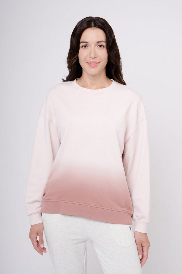 GIORDANO Sweatshirt mit elastischen Ärmelbündchen