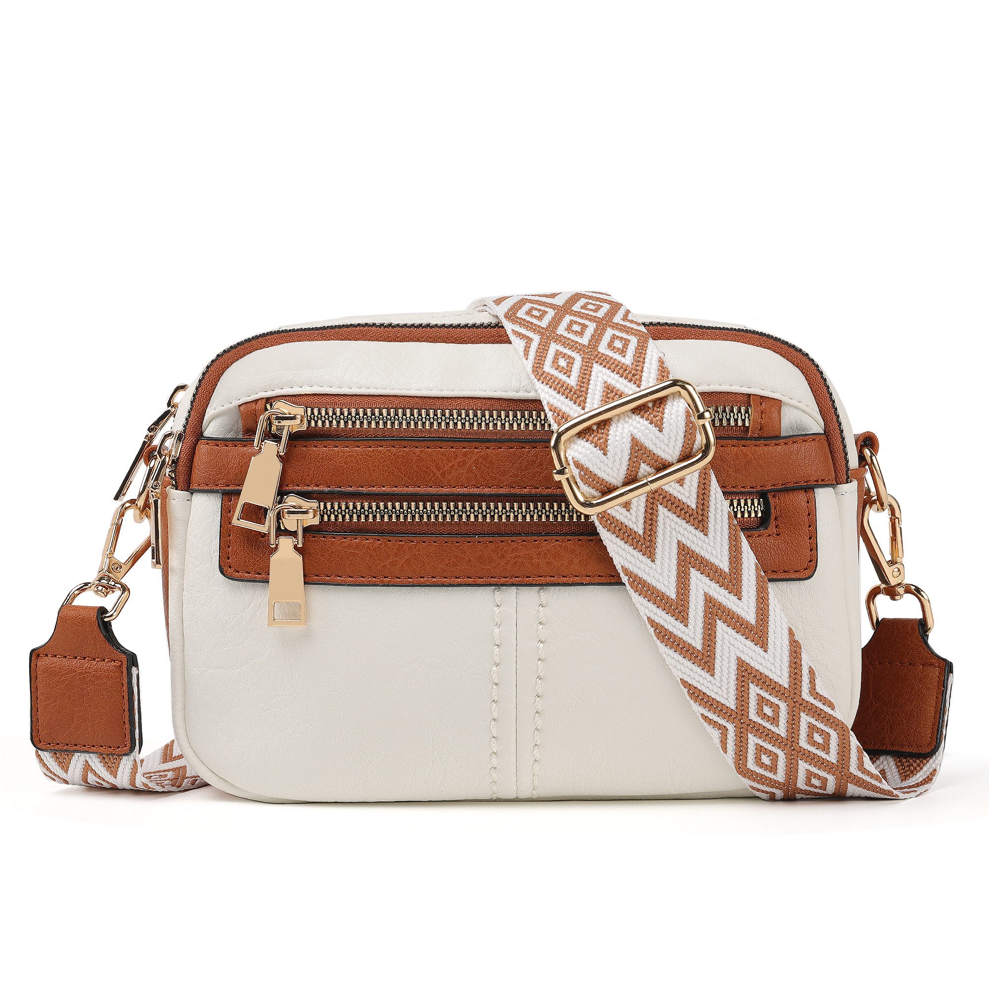 TAN.TOMI Schultertasche Umhängetasche Damen Mittelgroß tasche mit Weich Breiter Gurt, Damen Handtasche mit Verstellbarer Schulterriemen