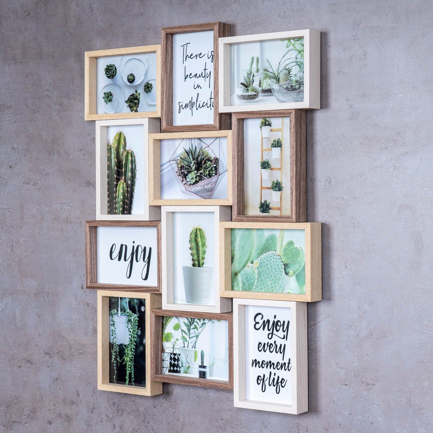 Levandeo® Bilderrahmen Collage, Bilderrahmen Collage BxH günstig online kaufen
