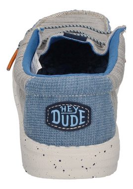 Hey Dude WALLY YOUTH JERSEY Sneaker Light Grey