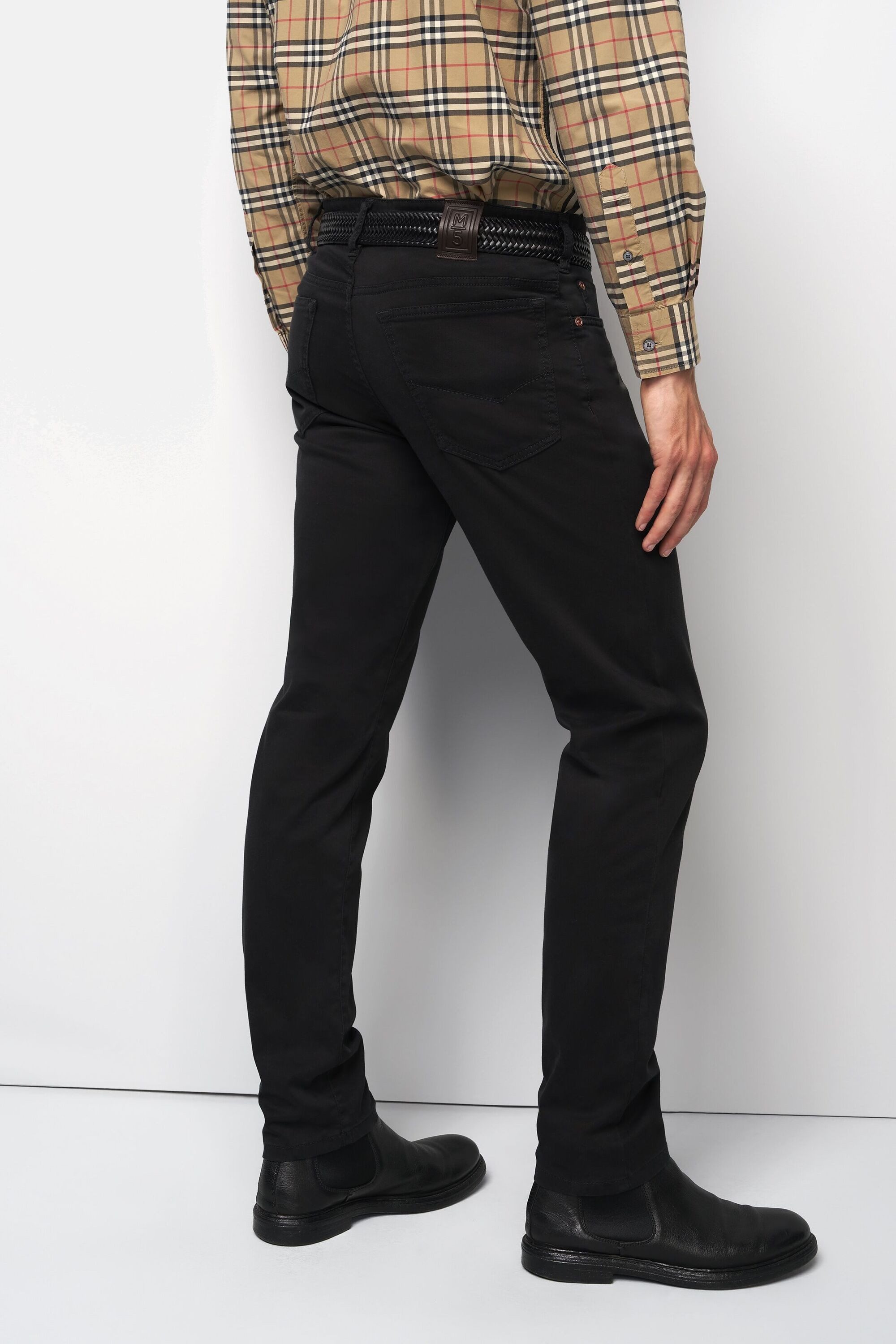 MEYER Chinos M5 Five Pocket M5 Five aus High Performance Satin