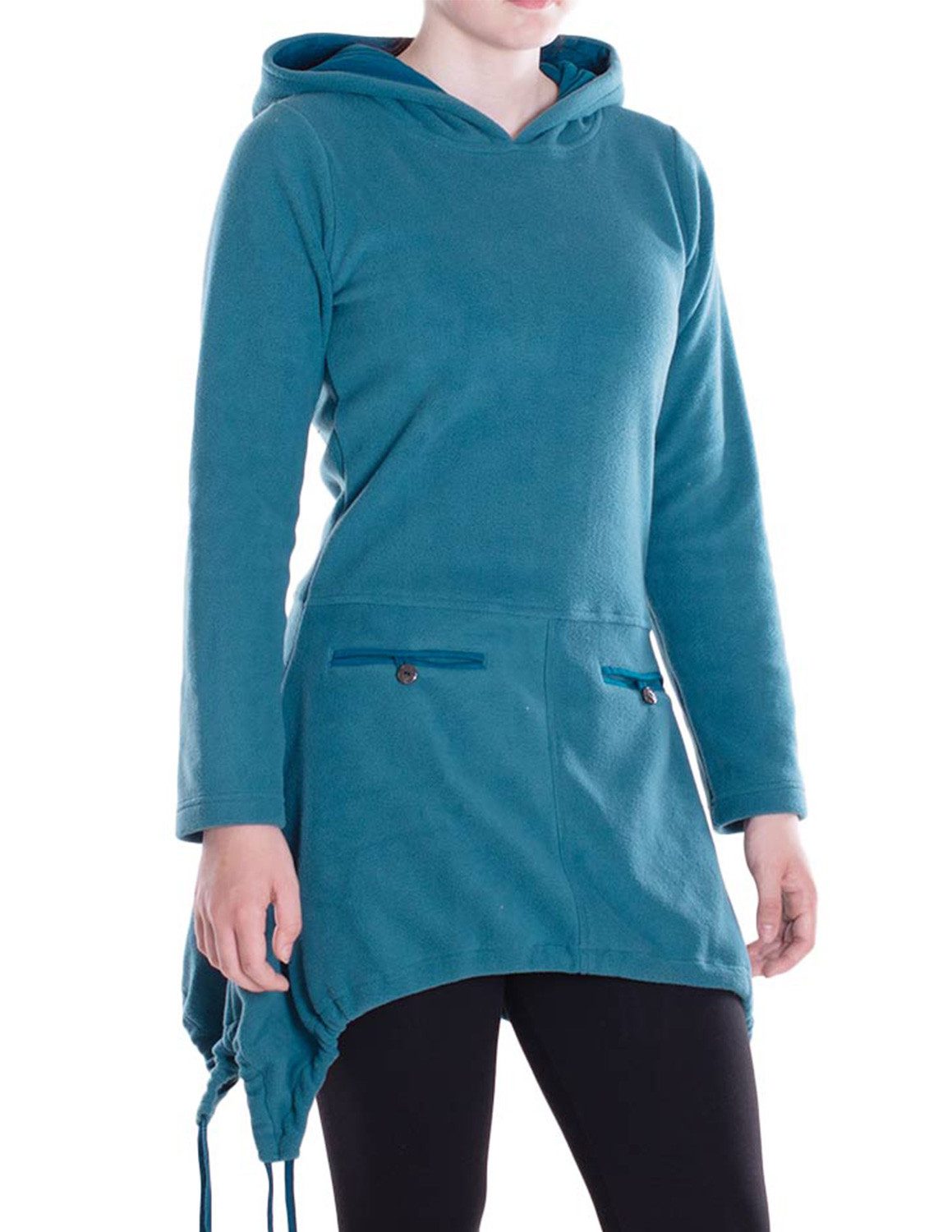 Vishes Zipfelkleid Extra warmes Damen Winterkleid günstig online kaufen
