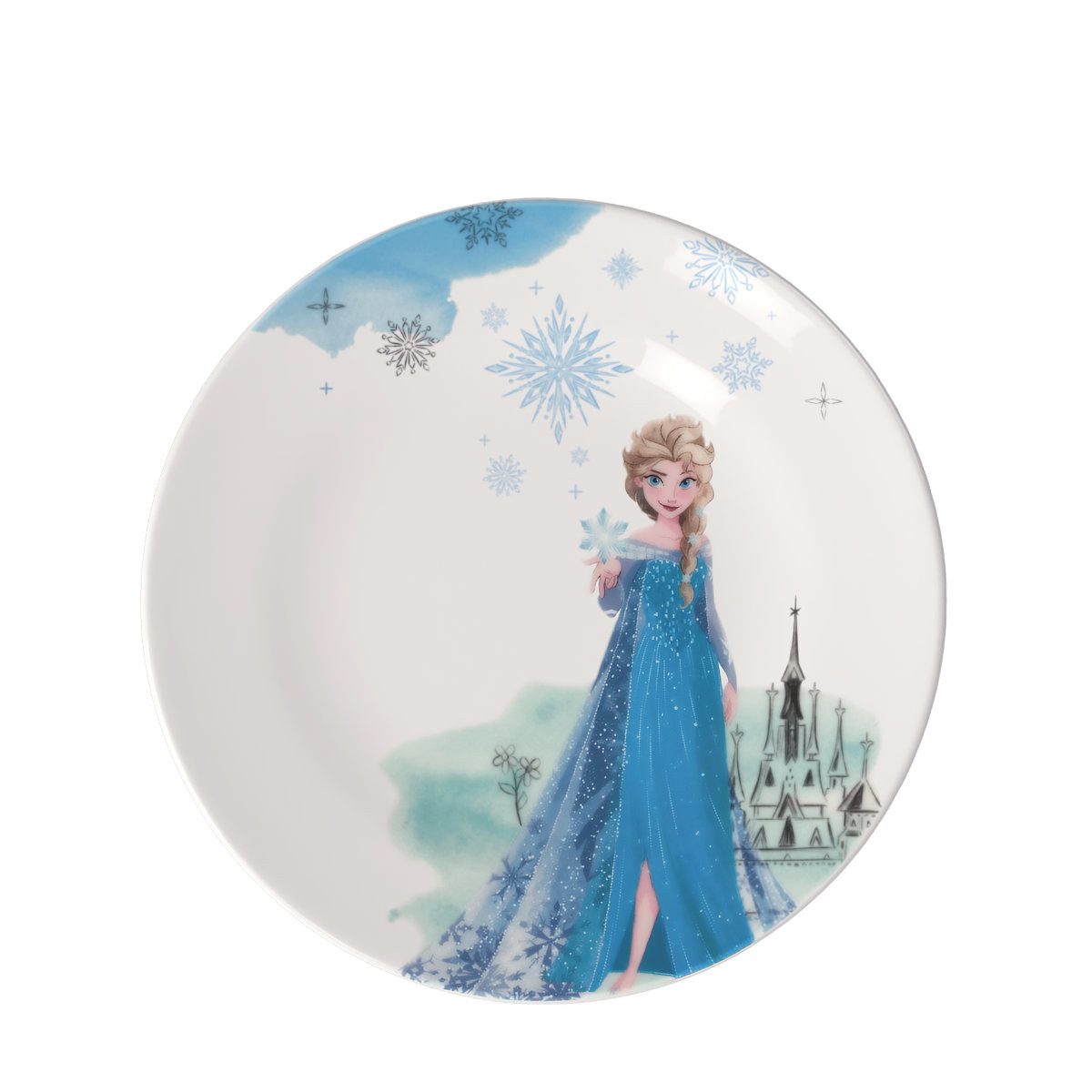 Villeroy & Boch Kindergeschirr-Set Disney Frozen, Edelstahl, Porzellan, 7-tlg.