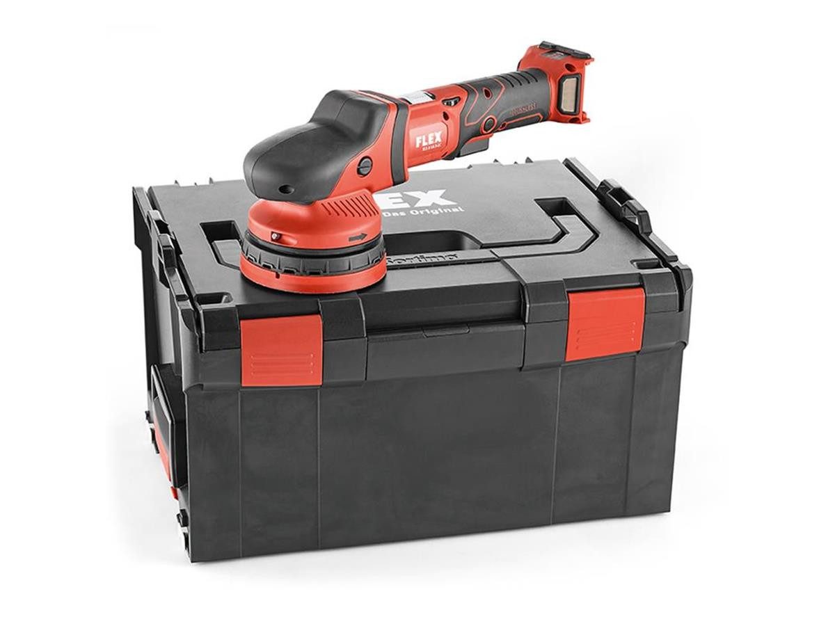 Flex Poliermaschine XCE 8 125 18.0-EC, 230 min. U/min, 380 max. U/min, (Solo Version, ohne Akkus und Ladegerät), 8 mm Polierhub
