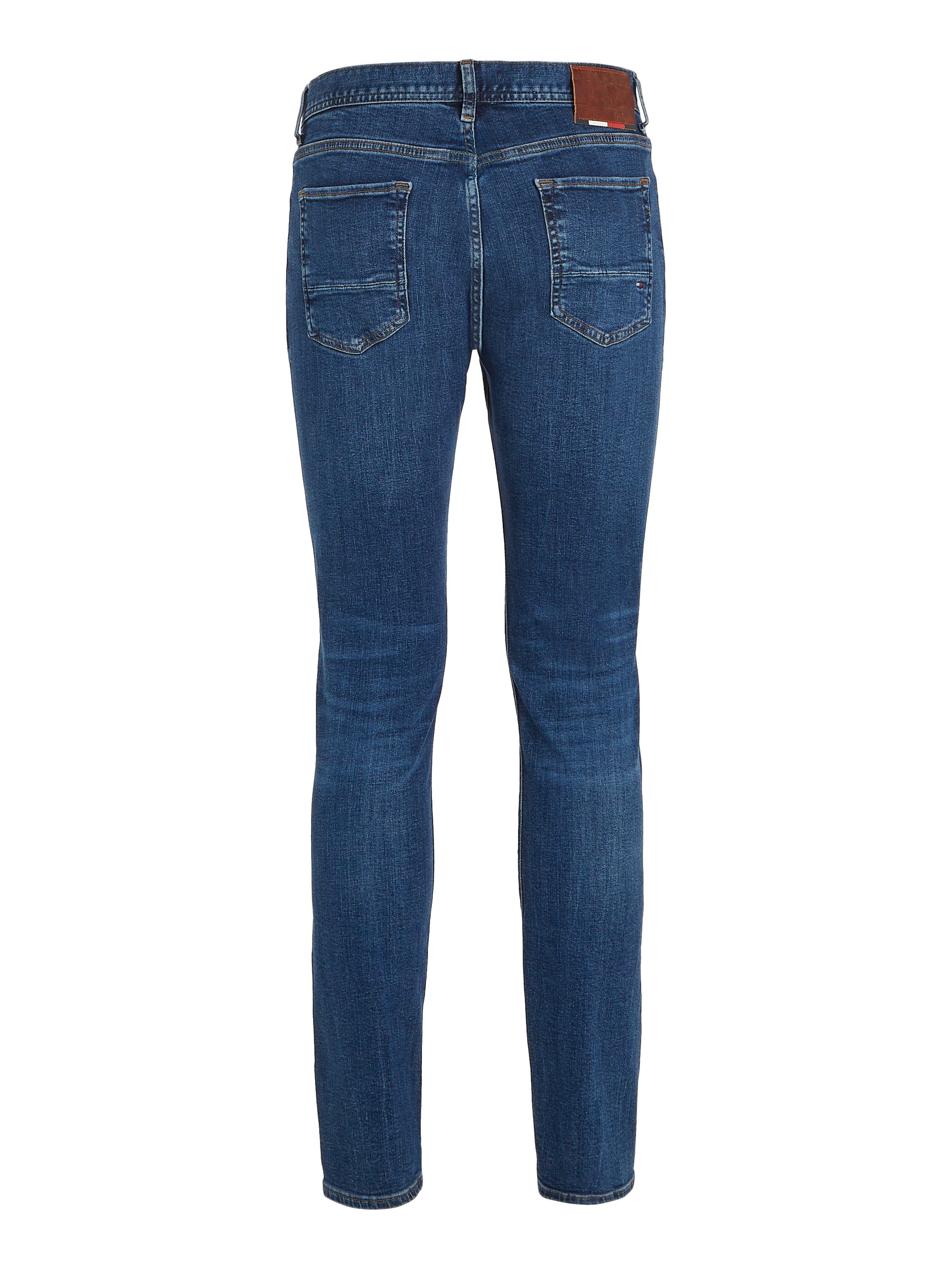 Baumwoll-Denim Bleecker oregon Slim-fit-Jeans Tommy Hilfiger extra mit bequem Stretch, indigo