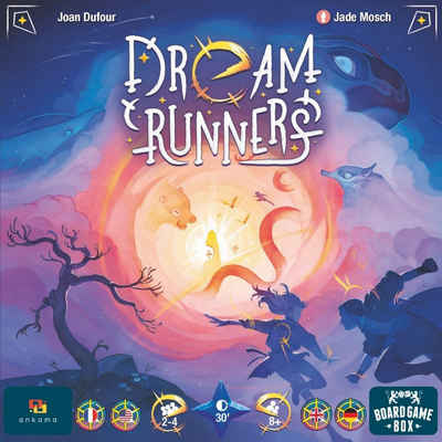 Board Game Box Spiel, Brettspiel Dream Runners