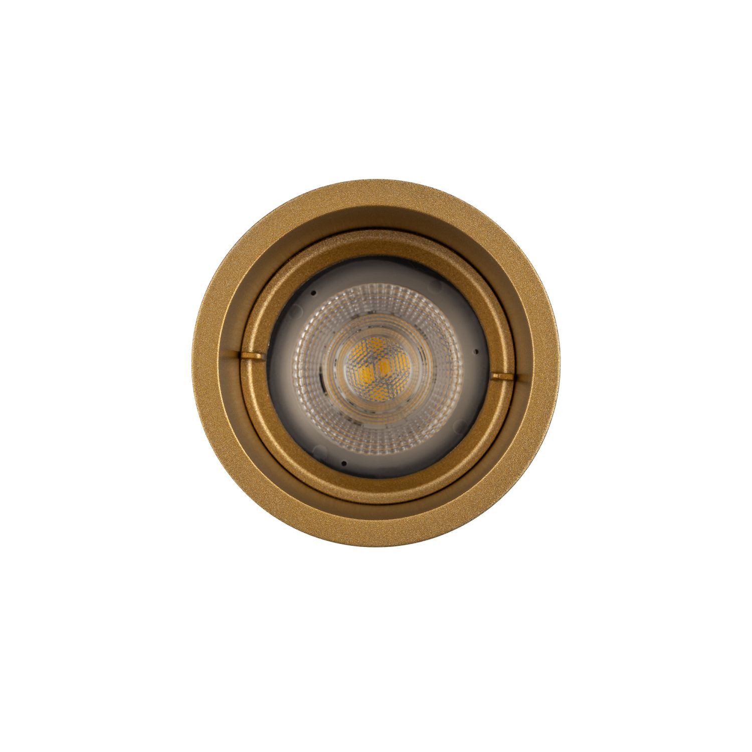 Licht-Erlebnisse Einbauleuchte PARISO, ohne Leuchtmittel, D: 7 cm rund in Gold GU10 Modern