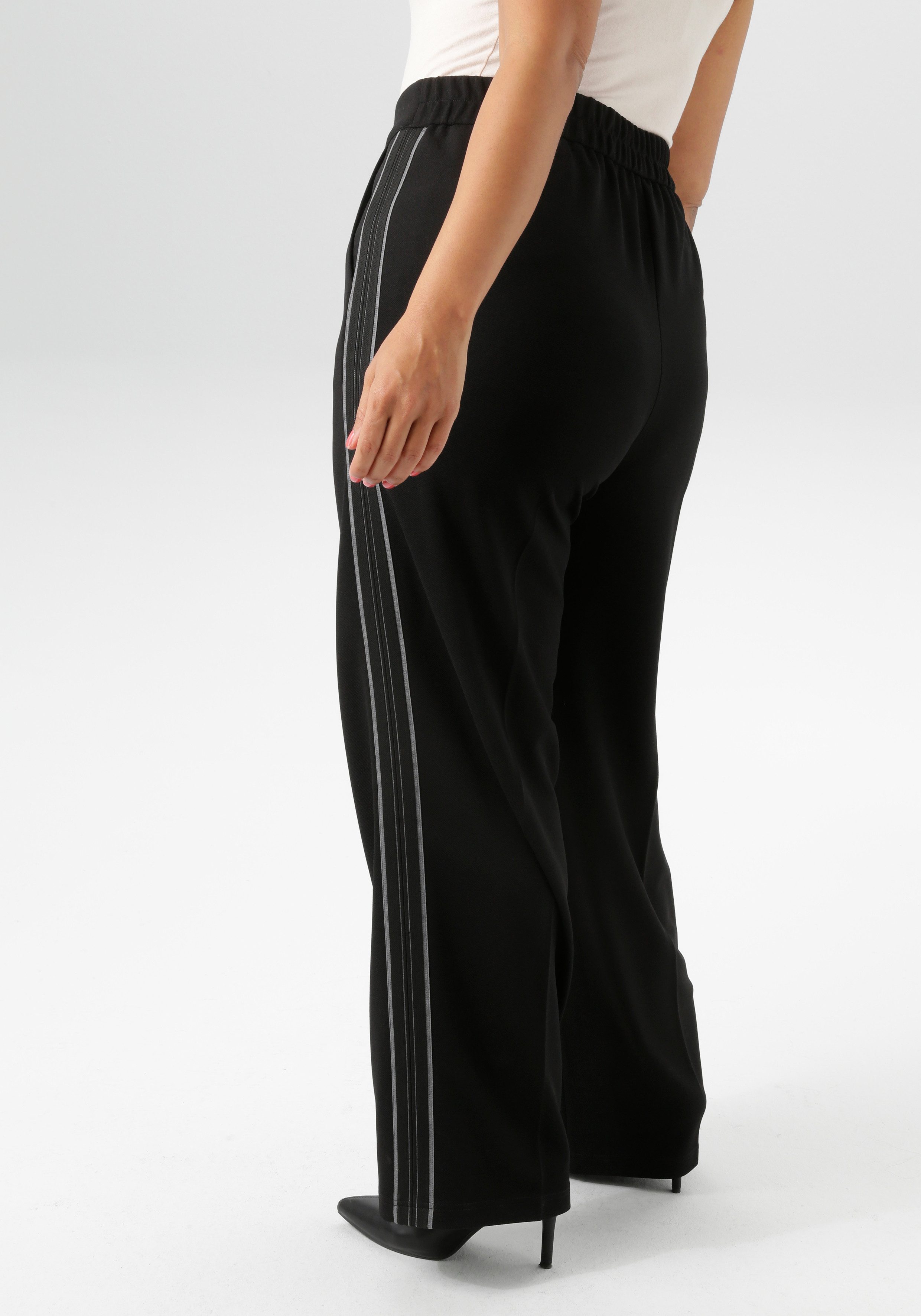 Aniston PLUS Anzughose mit trendigen Tape günstig online kaufen