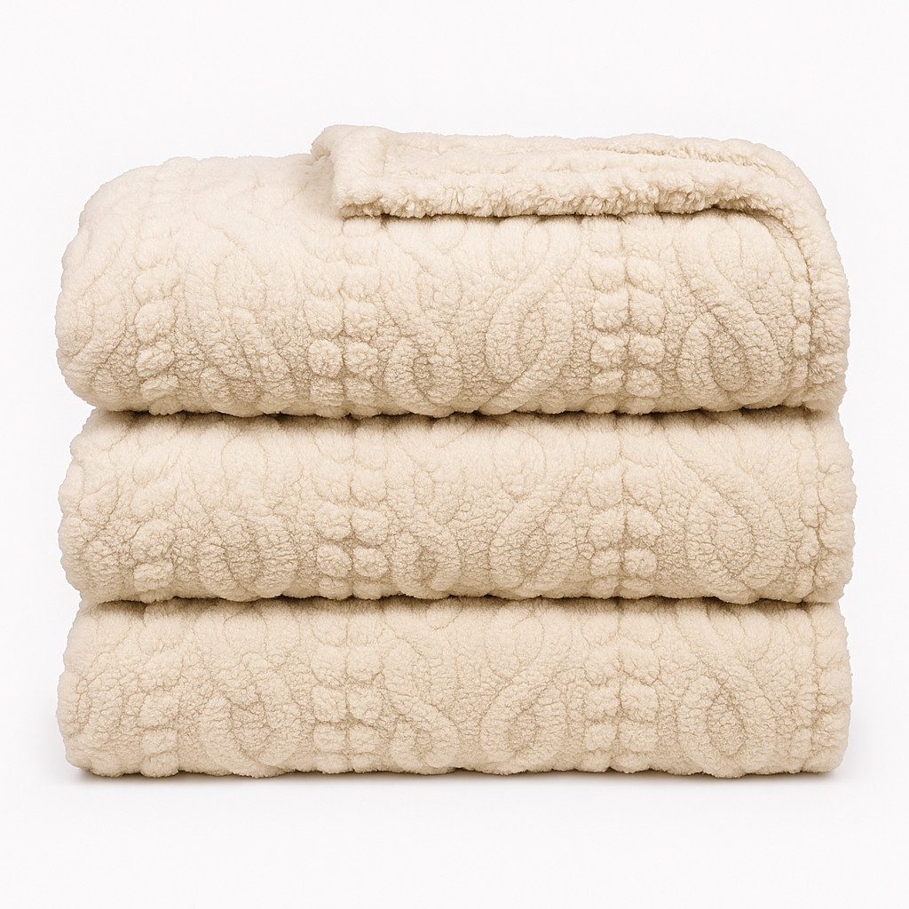 Wohndecke Kuscheldecke BOZEN Ornament Flauschig XXL günstig online kaufen