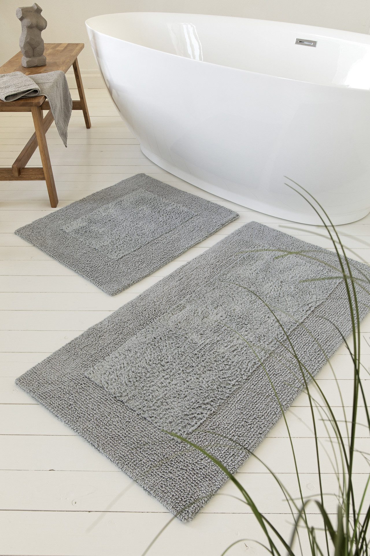 Wecon home Basics Badematte "Finn" Höhe 15 mm waschbar, robust, saugfähig, günstig online kaufen