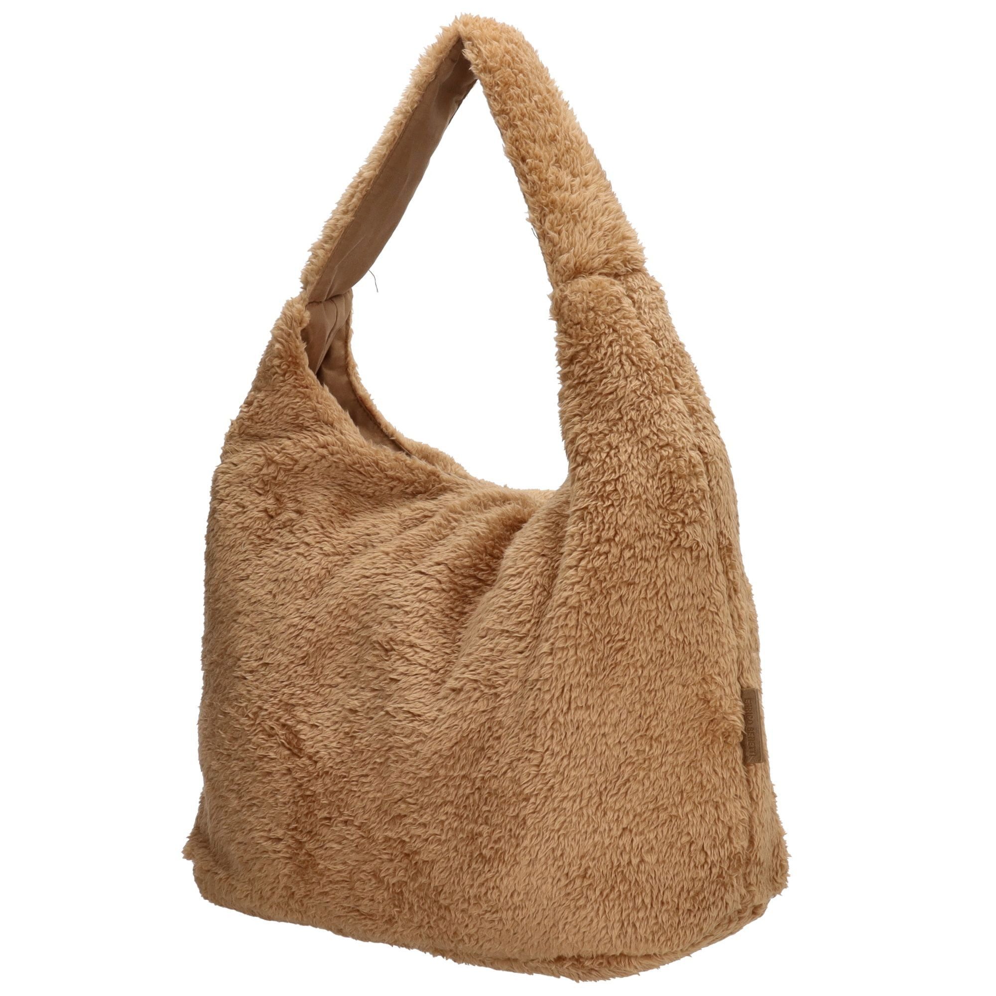 Christian Wippermann Umhängetasche Große Schultertasche Umhängetasche (einzeln), Teddy Plüsch – Bild 4 von 5