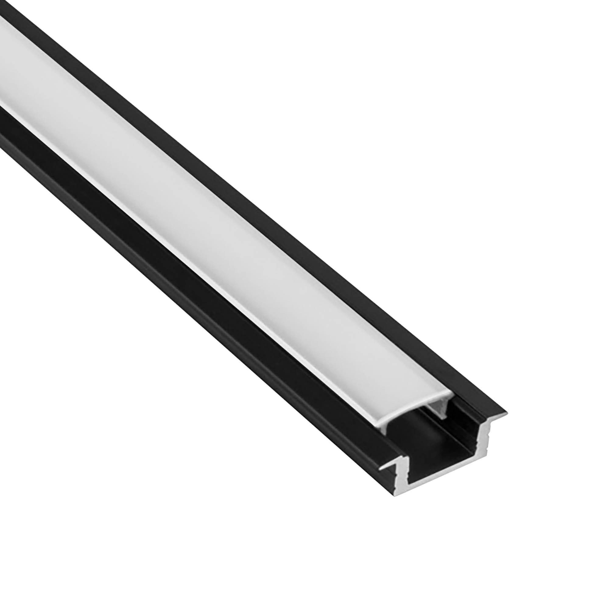 tktrading24 LED-Stripe-Profil A25 LED Profil Schwarz günstig online kaufen