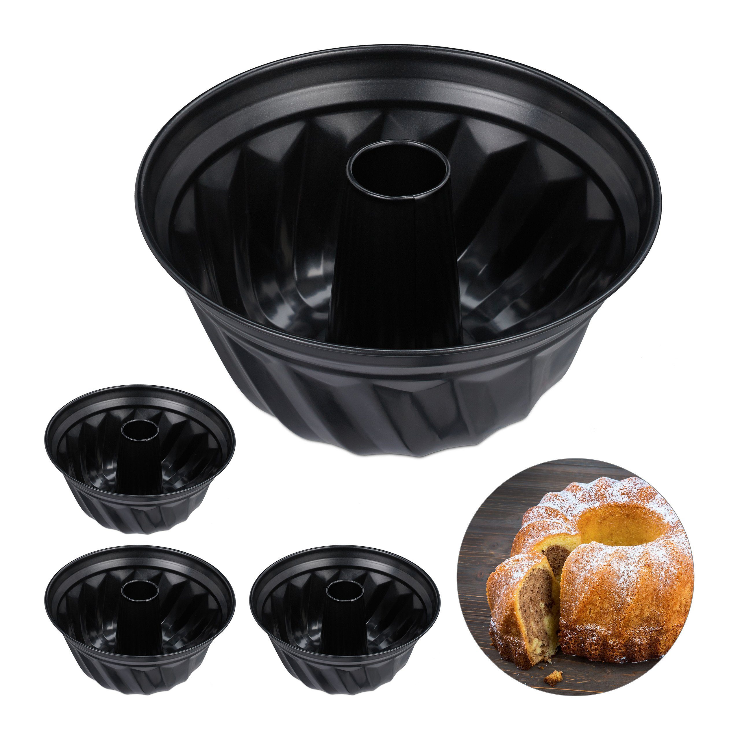 Gugelhupfform 4 x Gugelhupfform