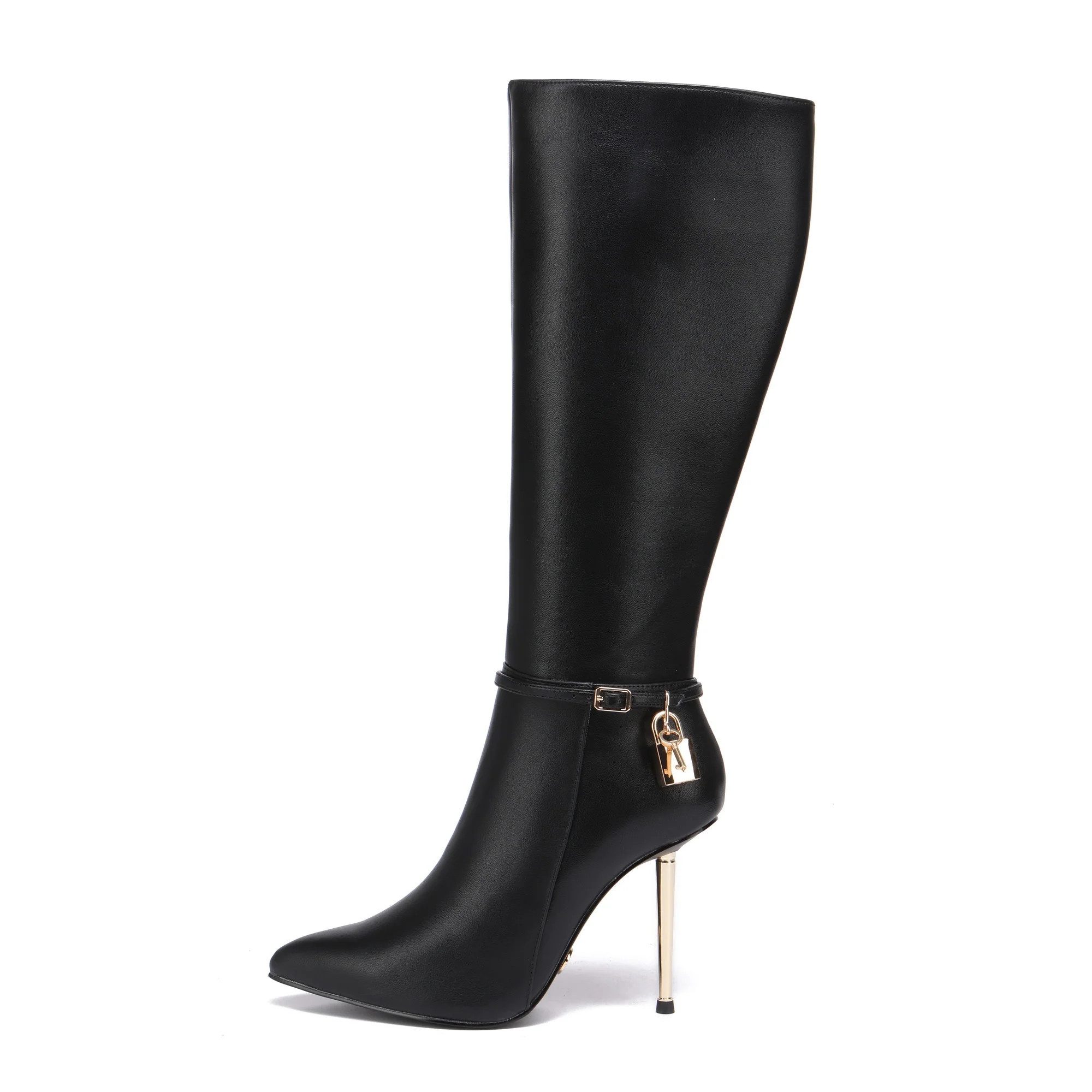 Giaro LEANDRA High-Heel-Stiefel 10cm Absatzhöhe, abnehmbares Schloß-Accesso günstig online kaufen