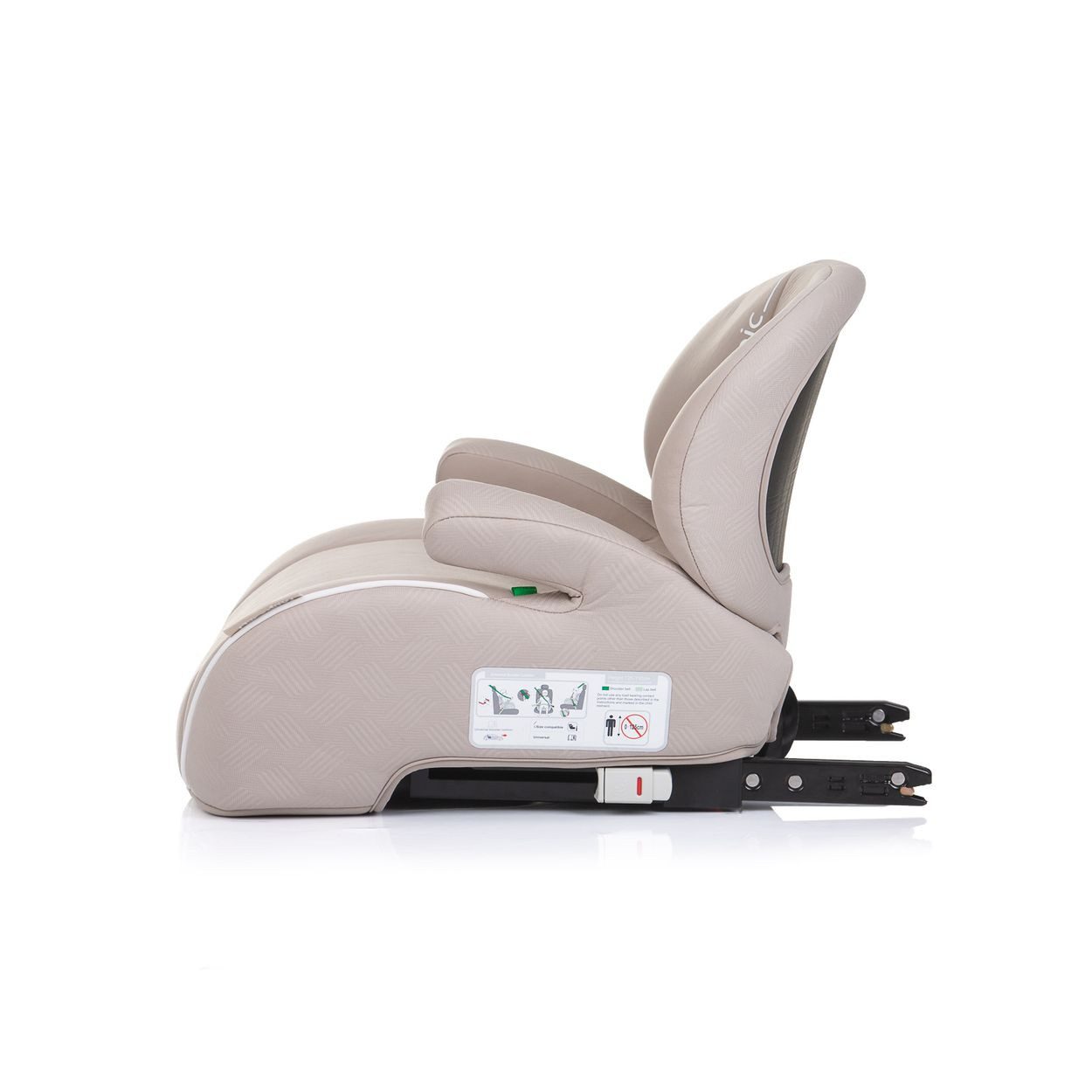 Chipolino Kindersitzerhöhung Sonic Isofix 125-150 cm, ab: 6, bis: 12, i-Size, Kindersitz, Armlehne, Sitzerhöhung der Gruppe 3 (22 - 36 kg) – Bild 4 von 4
