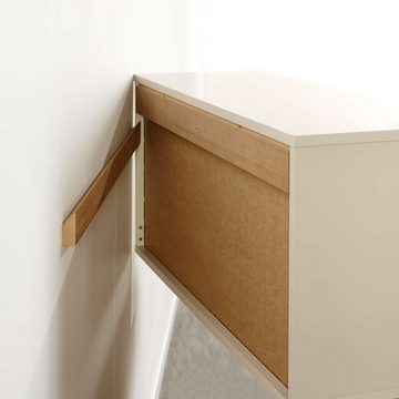 Hammel Furniture Sideboard Mistral, Hochwertig Hängeregal, Bücherregal, Wandregal, Verstellbar Einlegeböden, B:89 cm, T:32,5 cm