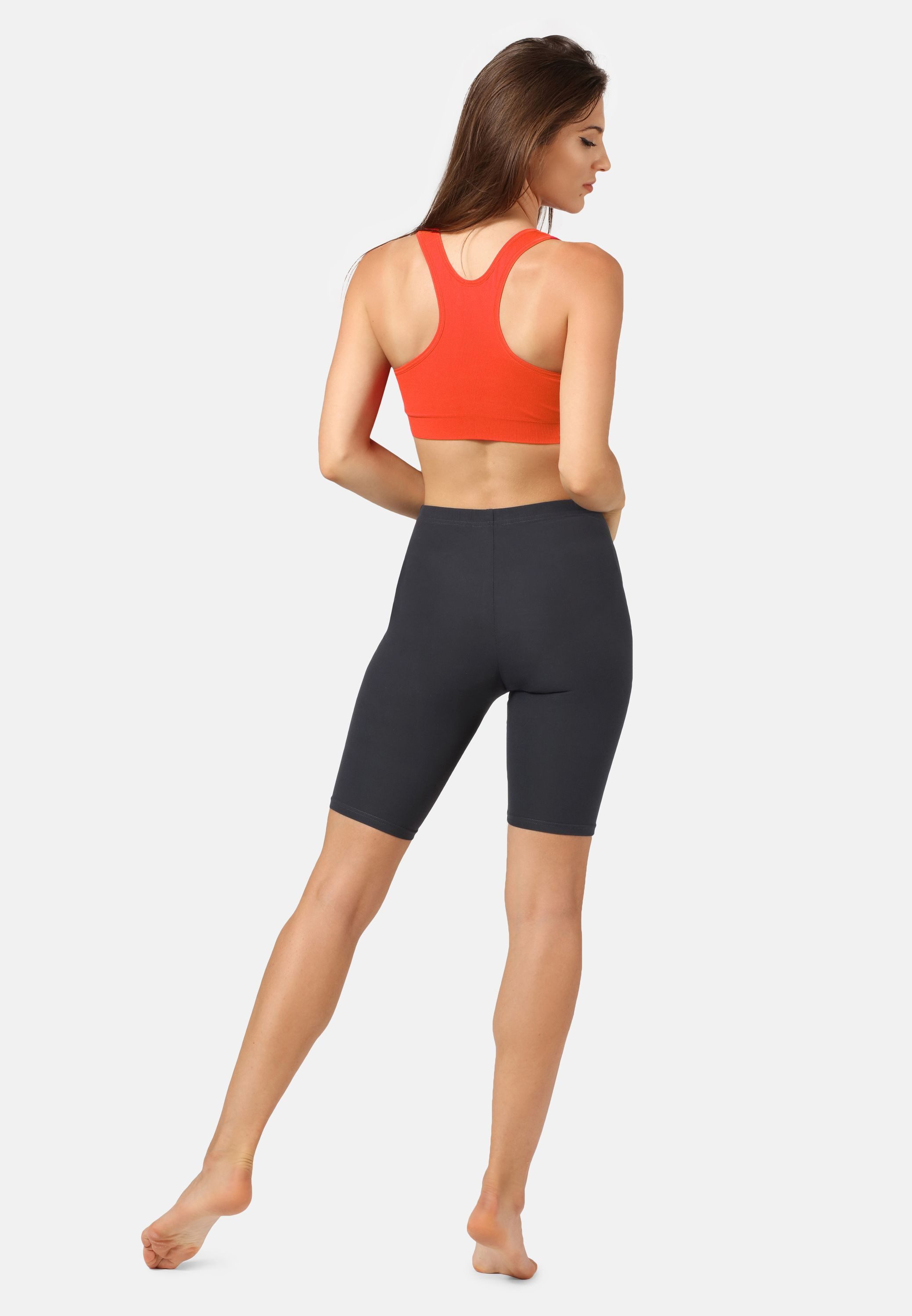 Merry Style Leggings Damen Shorts Kurze Radlerhose MS10-350 (1-tlg) bequem, weich