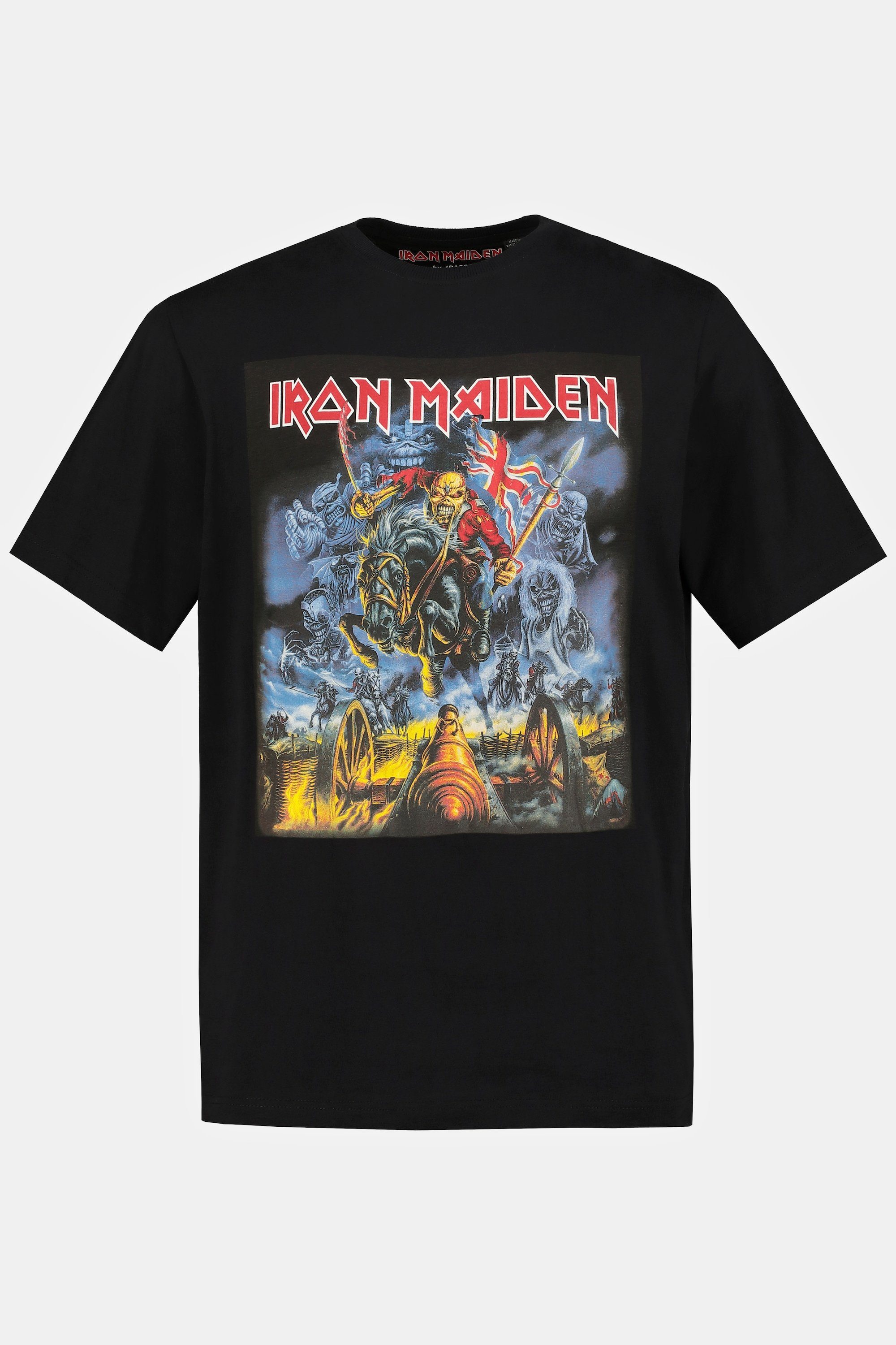 Herren Shirts JP1880 Rundhalsshirt T-Shirt Bandshirt Iron Maiden Halbarm bis 8 XL