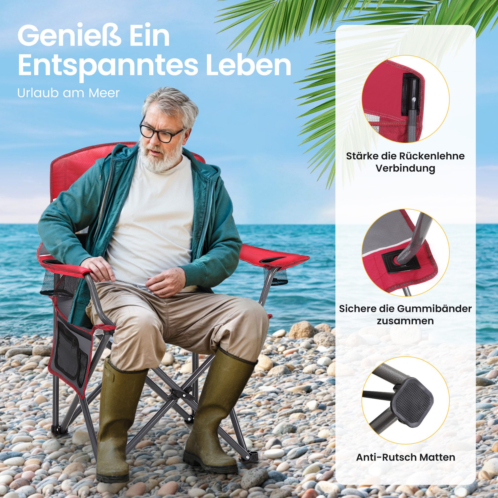 ALPHA CAMP Campingstuhl (Packung), Klappstuhl bis günstig online kaufen