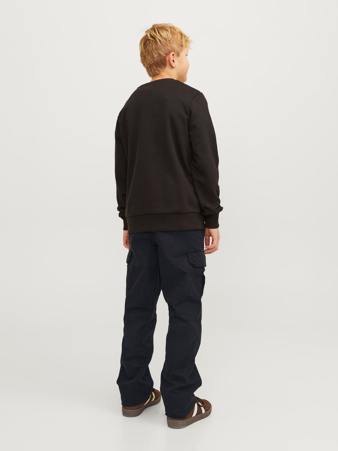Jack & Jones Junior Cargohose JPSTKANE praktisch, pflegeleicht, lässig unifarben, modisch, relaxed fit, Web
