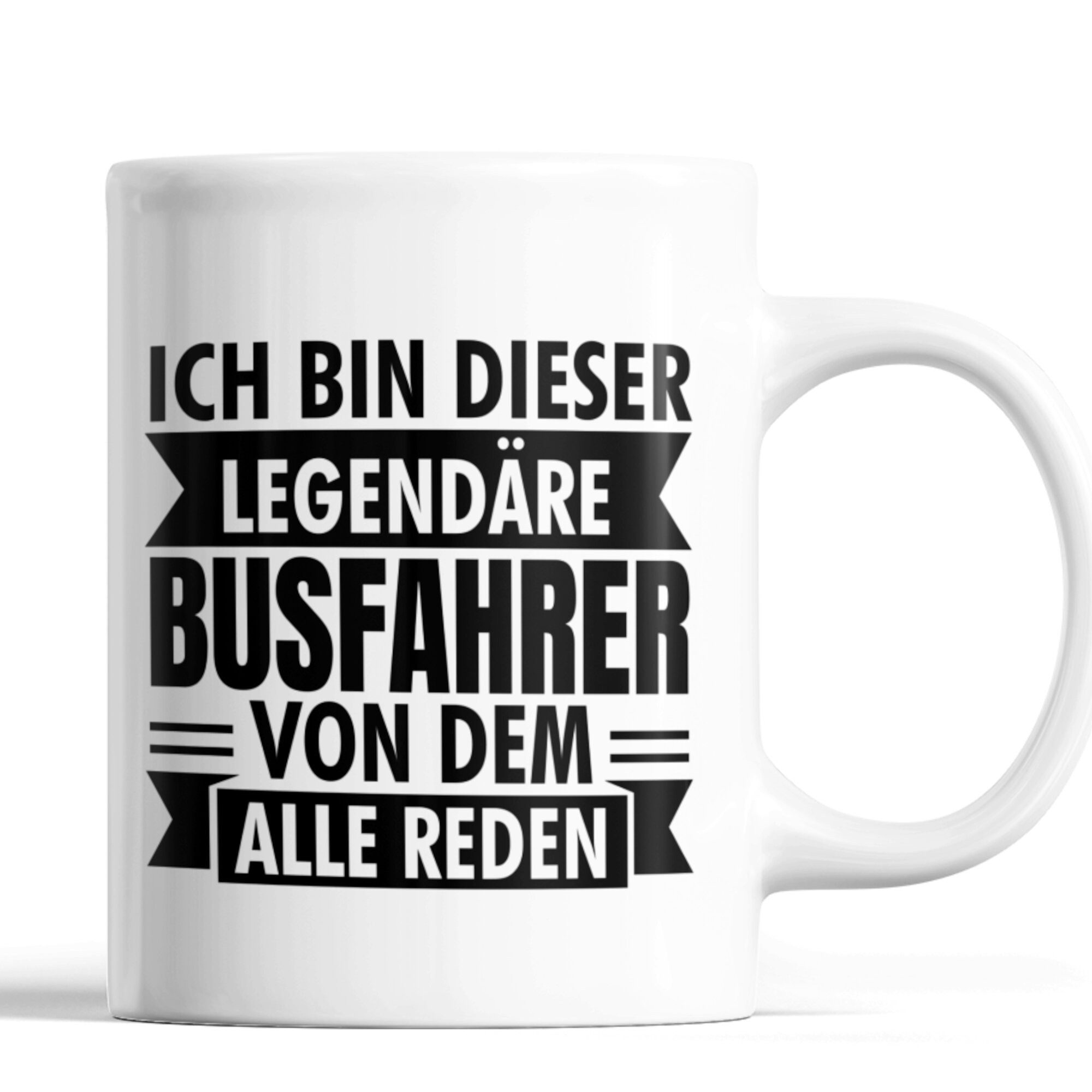 Printmacher Tasse Legendäre Busfahrer Tasse Kaffeebecher Keramik Becher - 330 ml, Keramik
