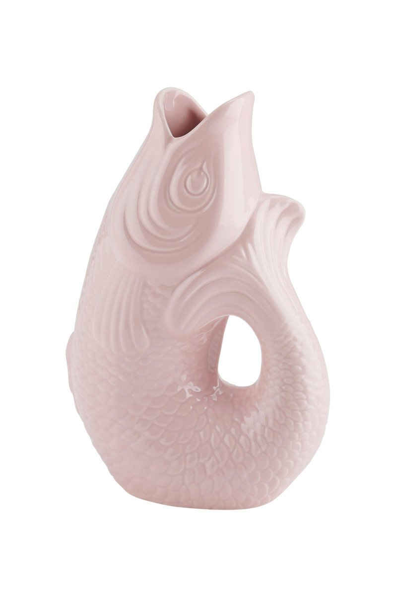 Giftcompany Dekovase Monsieur Carafon Vase / Karaffe Fisch S sea pink 1,2l (Vase / Karaffe)