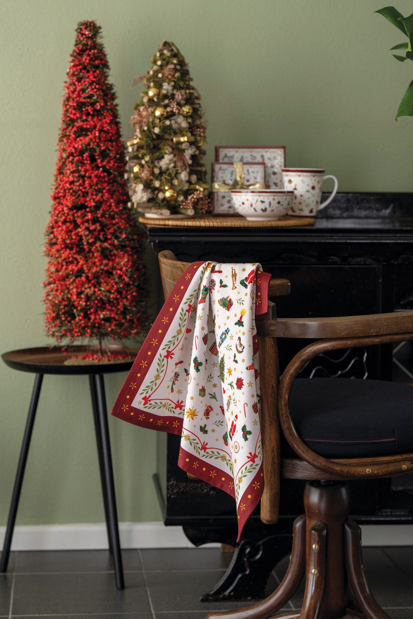 Ambiente® Geschirrtuch Ornaments all over, (1-tlg., 1-teilig), Geschirrtüch günstig online kaufen