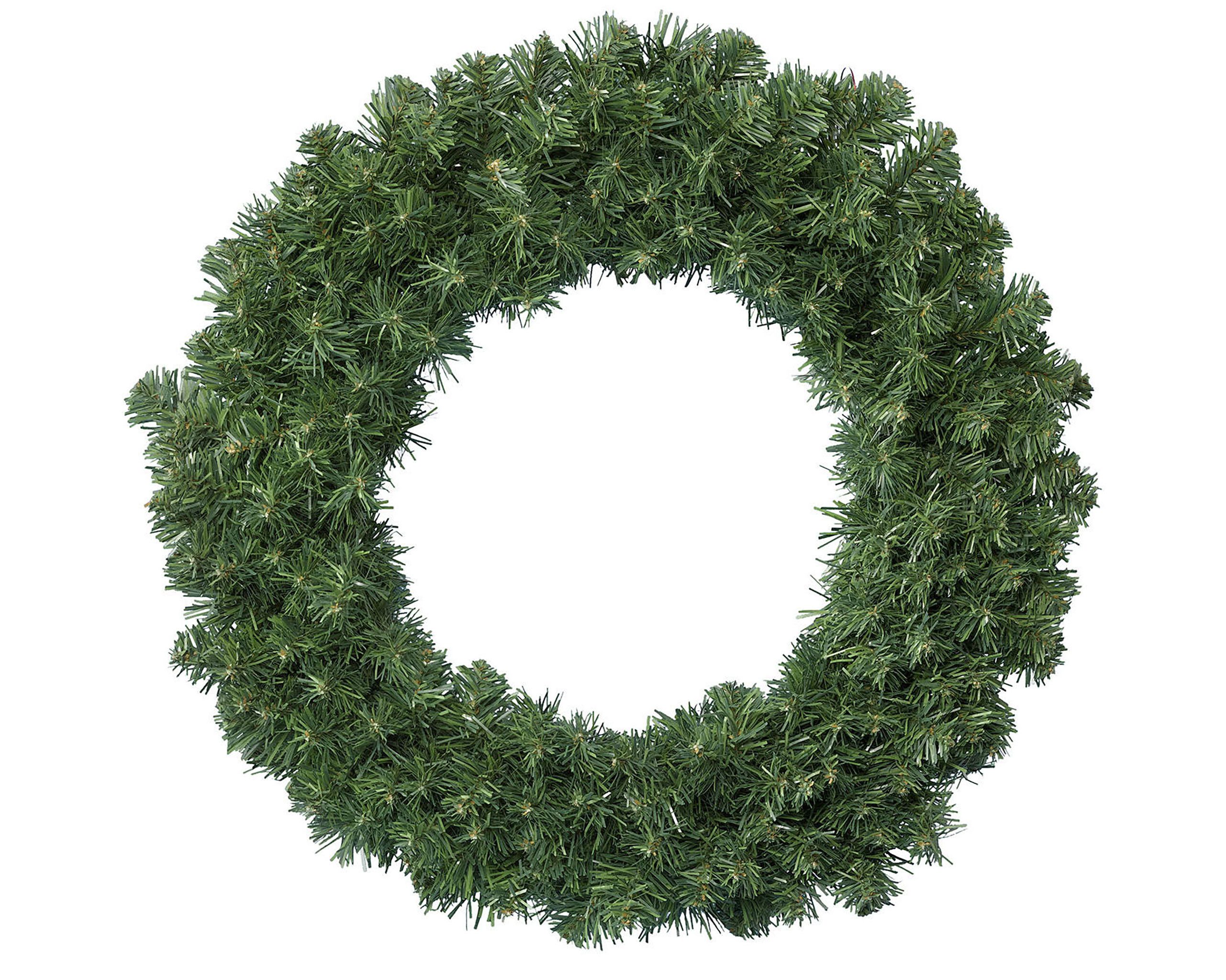 Kaemingk Adventskranz, Tannenkranz 60cm künstlich Indoor & Outdoor grün