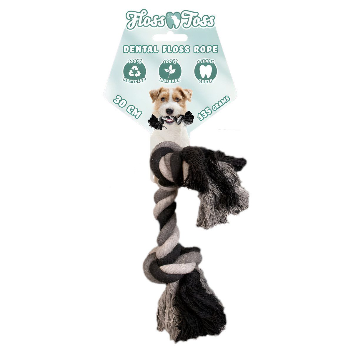 Holland Animal Care Tiertau Dental Rope mit 2 Knoten