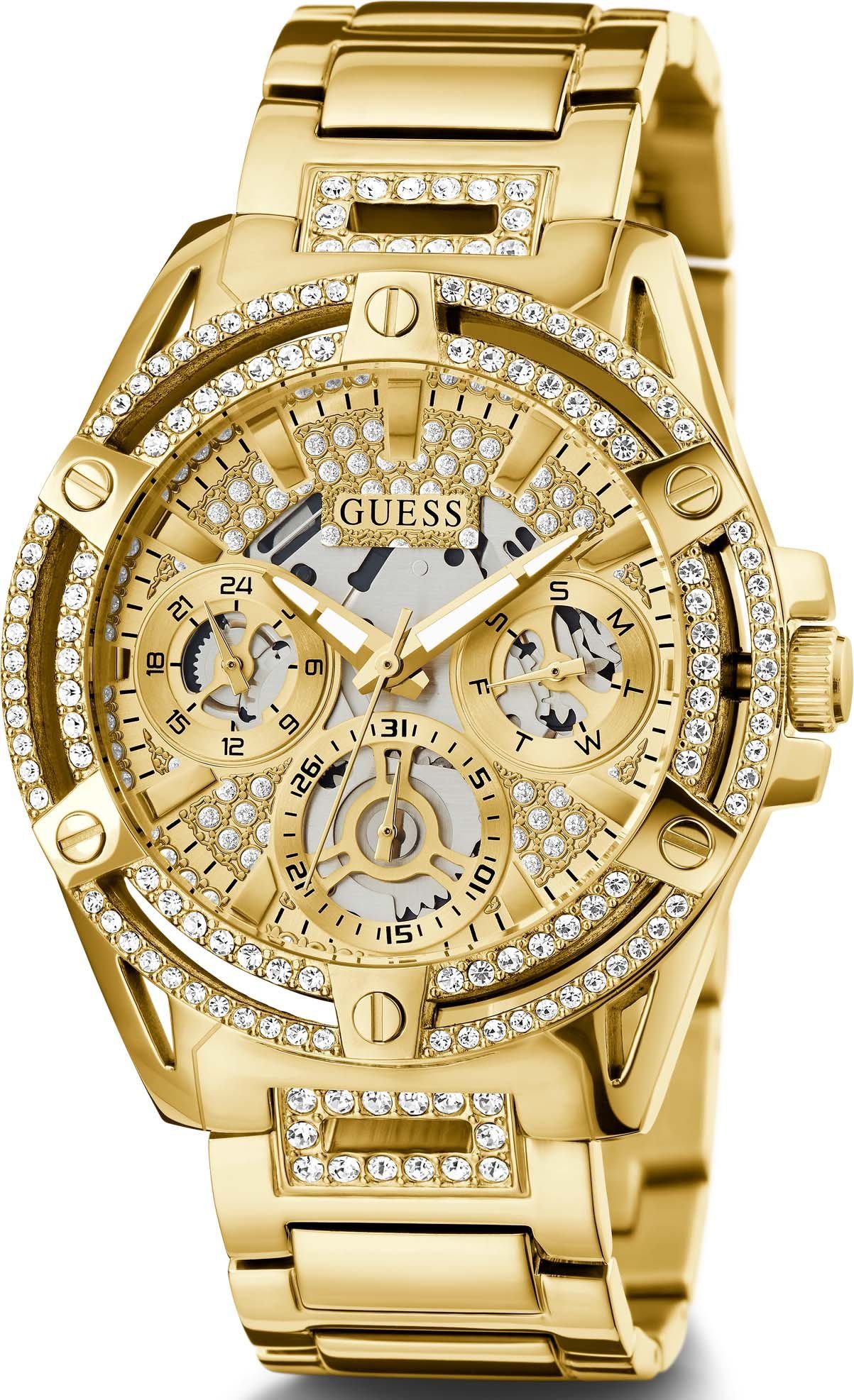 Guess Multifunktionsuhr QUEEN GW0464L2, Armbanduhr, Quarzuhr, Damenuhr