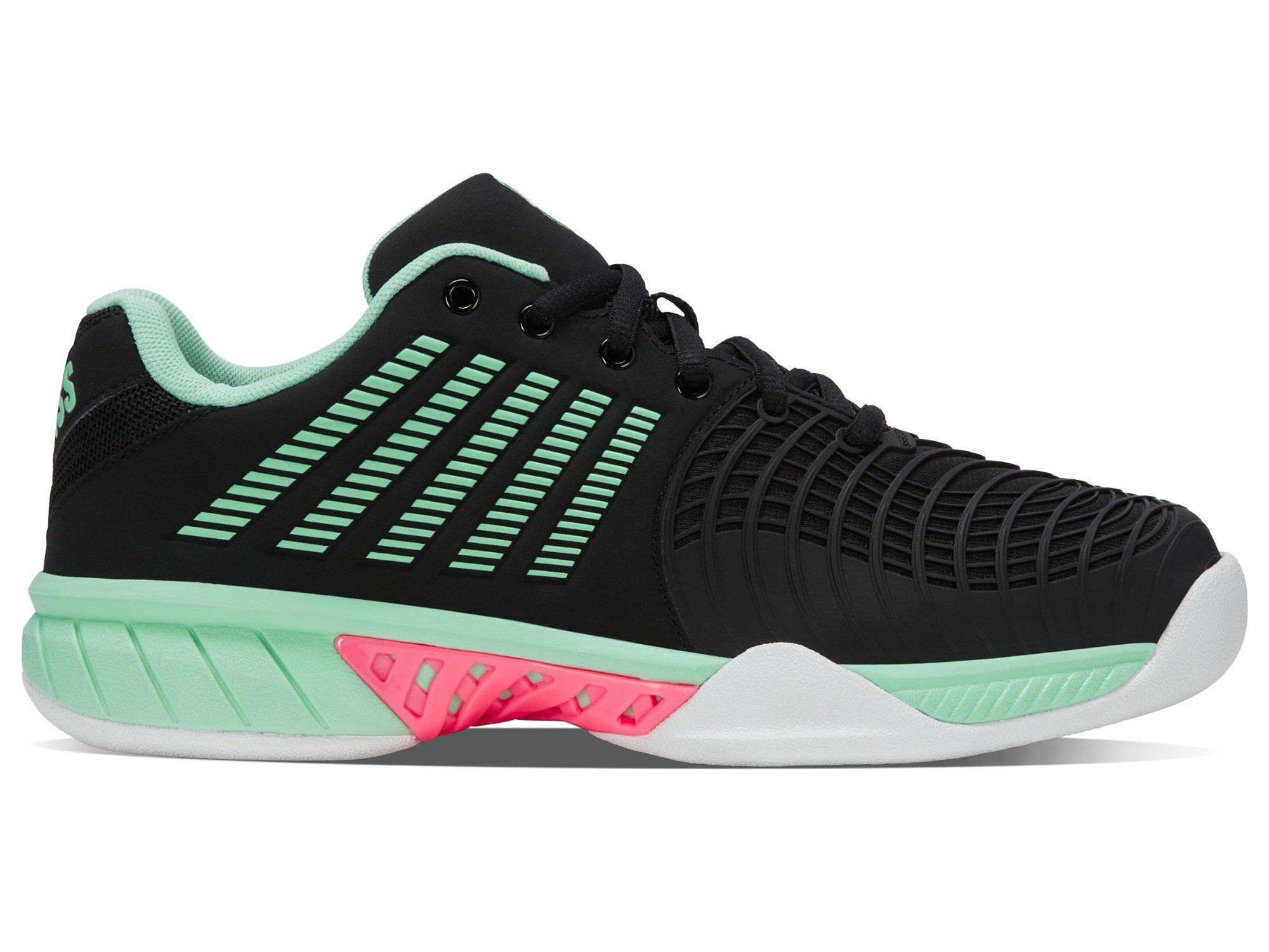 K-Swiss Performance Express Light 3 Indoor/Carpet/Teppich schwarz Damen Tennisschuh