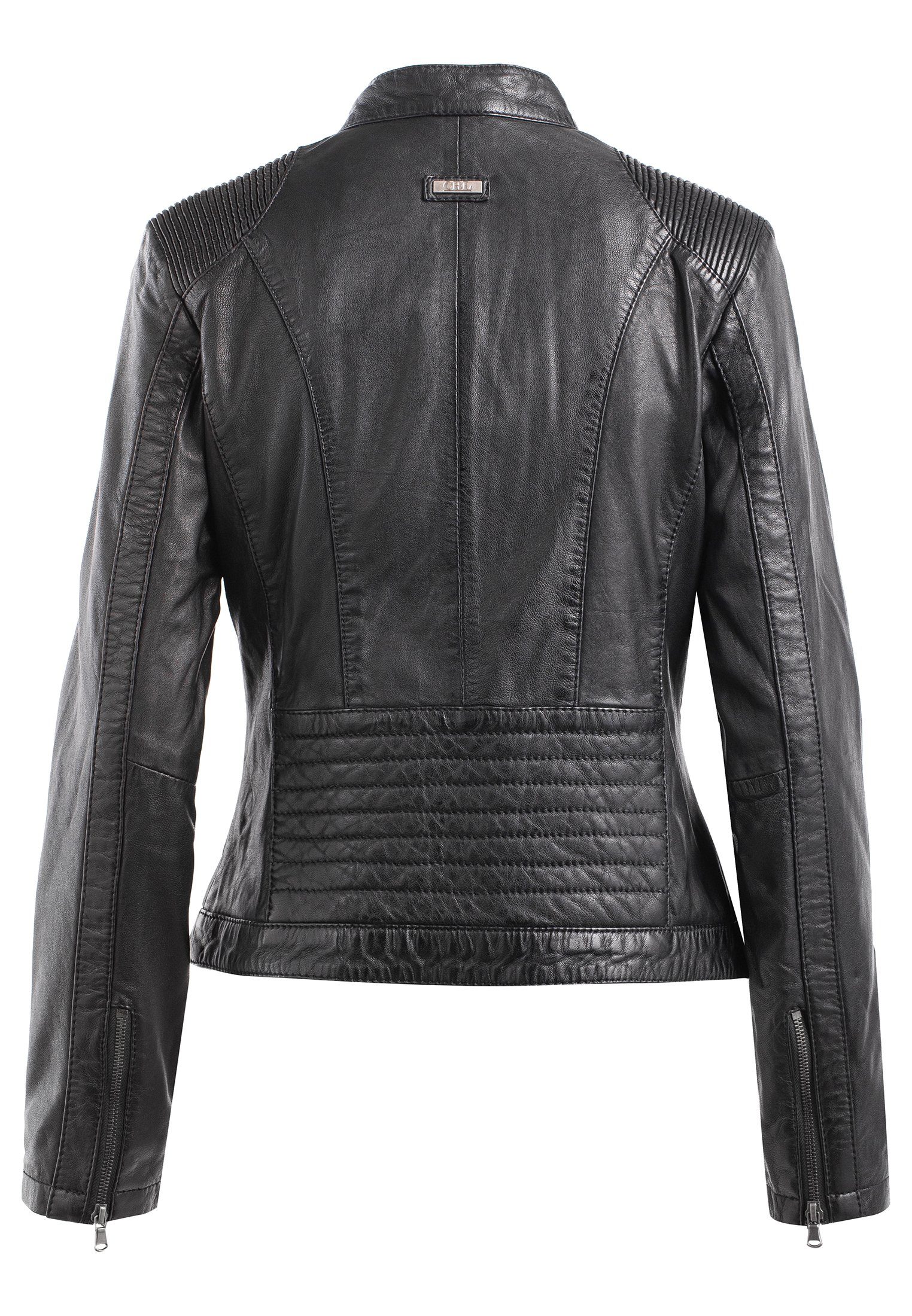 CBL Lederjacke MQ-43708 mit stehkragen