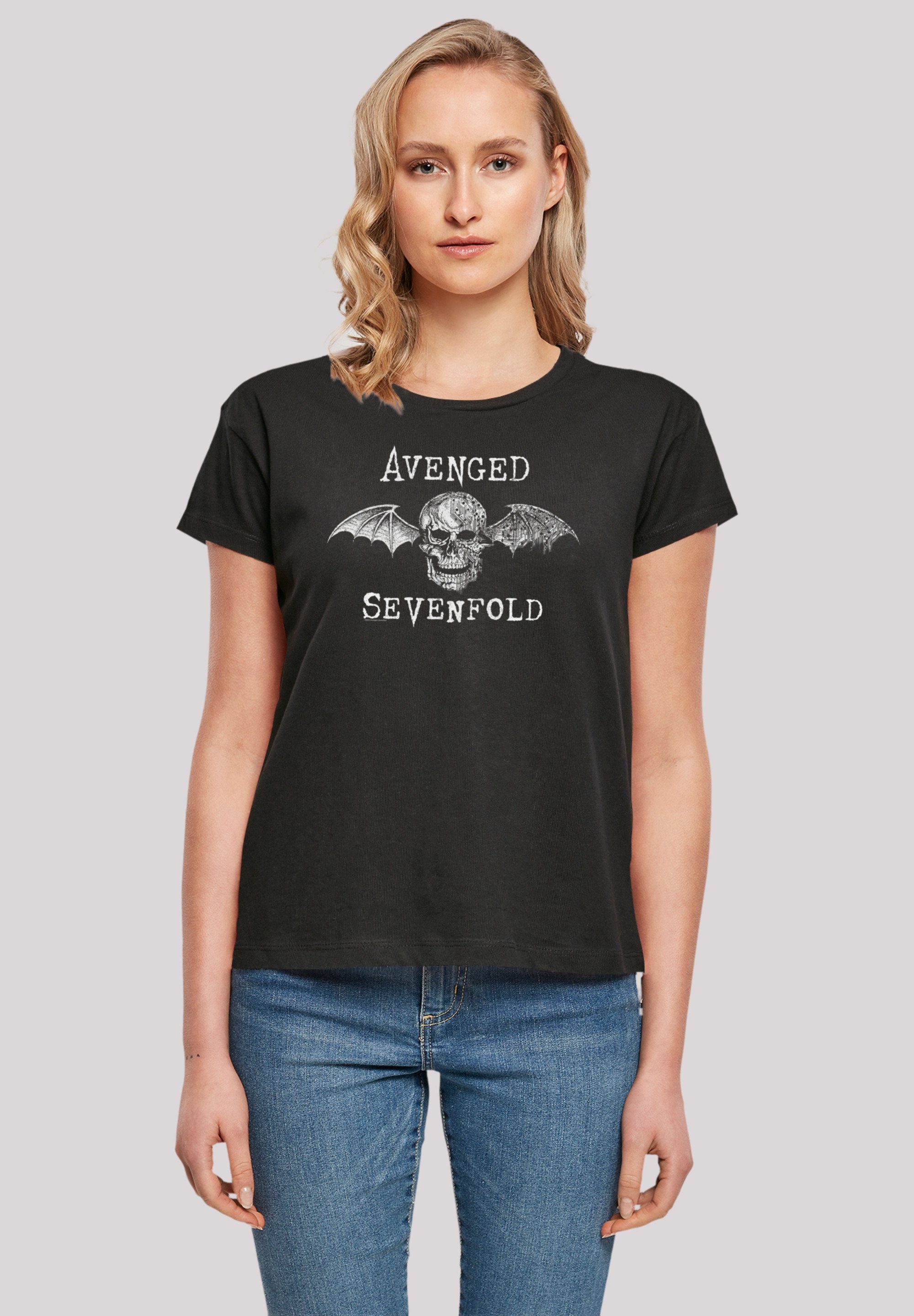 F4NT4STIC T-Shirt Avenged Sevenfold Rock Bat Cyborg Band Qualität, Band, Premium Rock-Musik Metal
