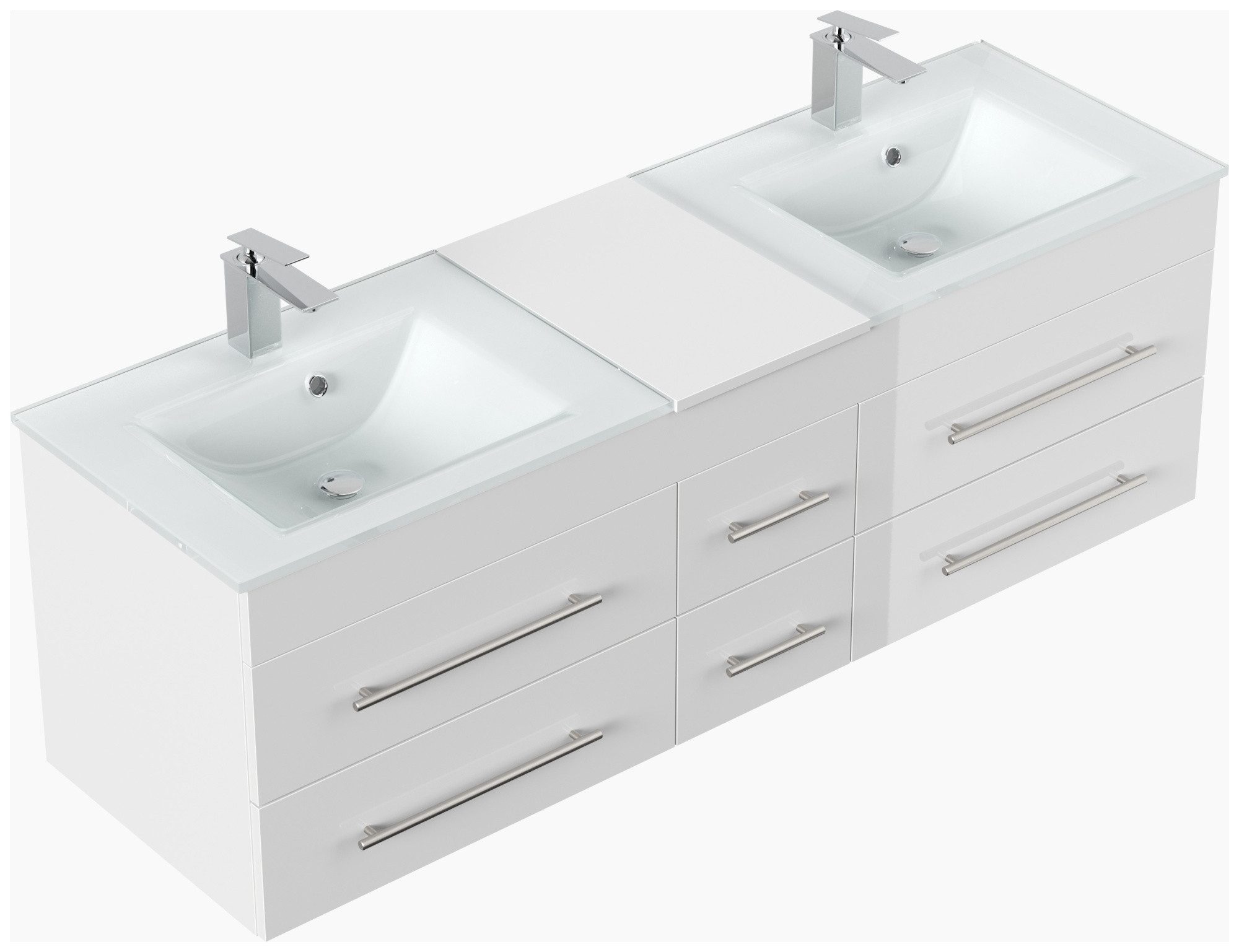 Magnolia Home Doppelwaschtisch Badmöbel Vitro XL günstig online kaufen
