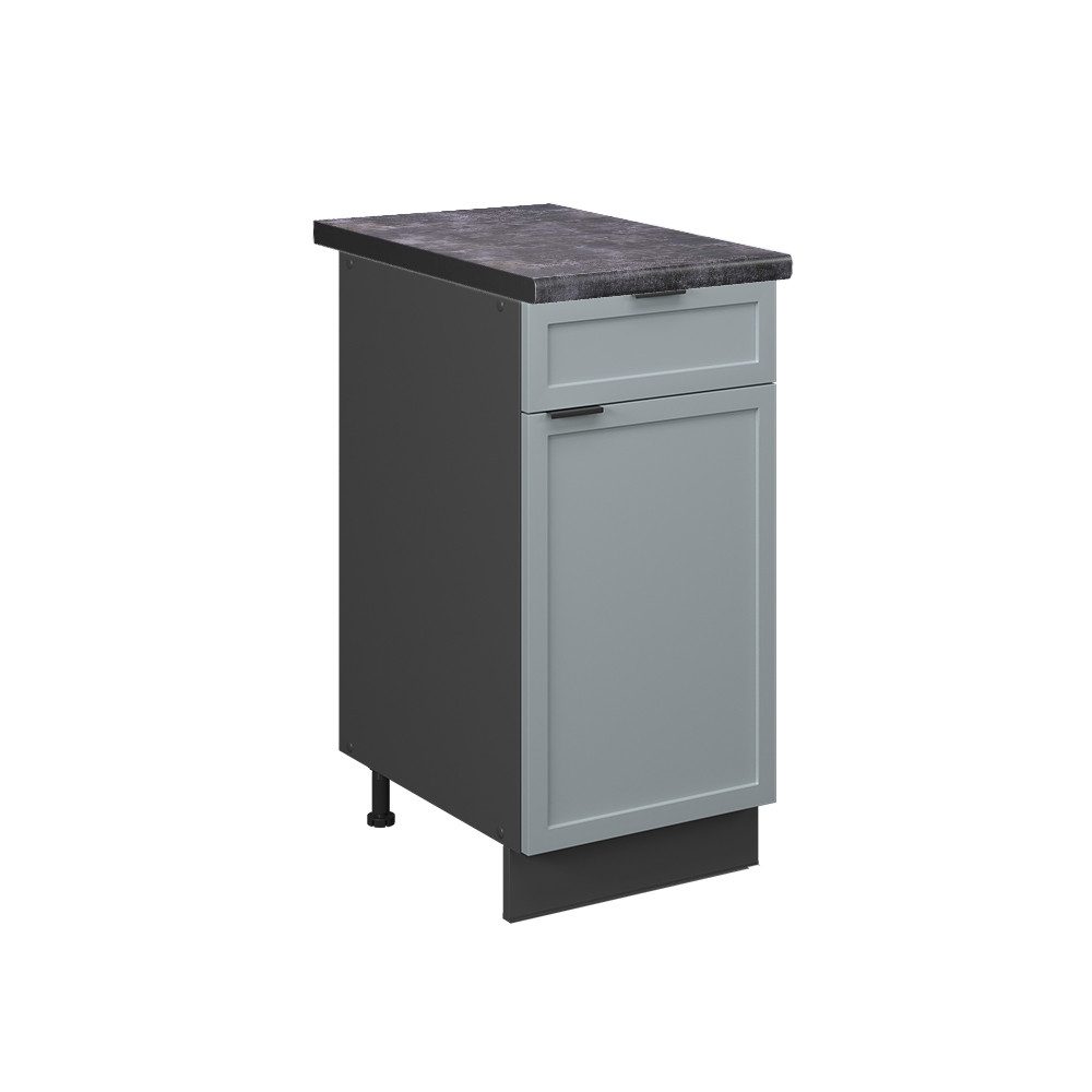 Vicco Unterschrank Fame-Line, Hellblau-grau/Anthrazit, 40 cm, günstig online kaufen