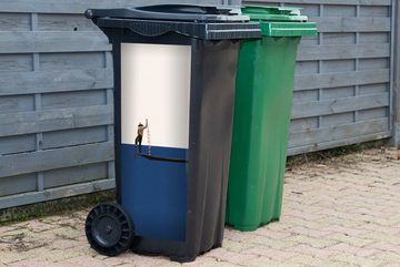 MuchoWow Wandsticker Frau - Komplimente - Abstrakt (1 St), Mülleimer-aufkleber, Mülltonne, Sticker, Container, Abfalbehälter