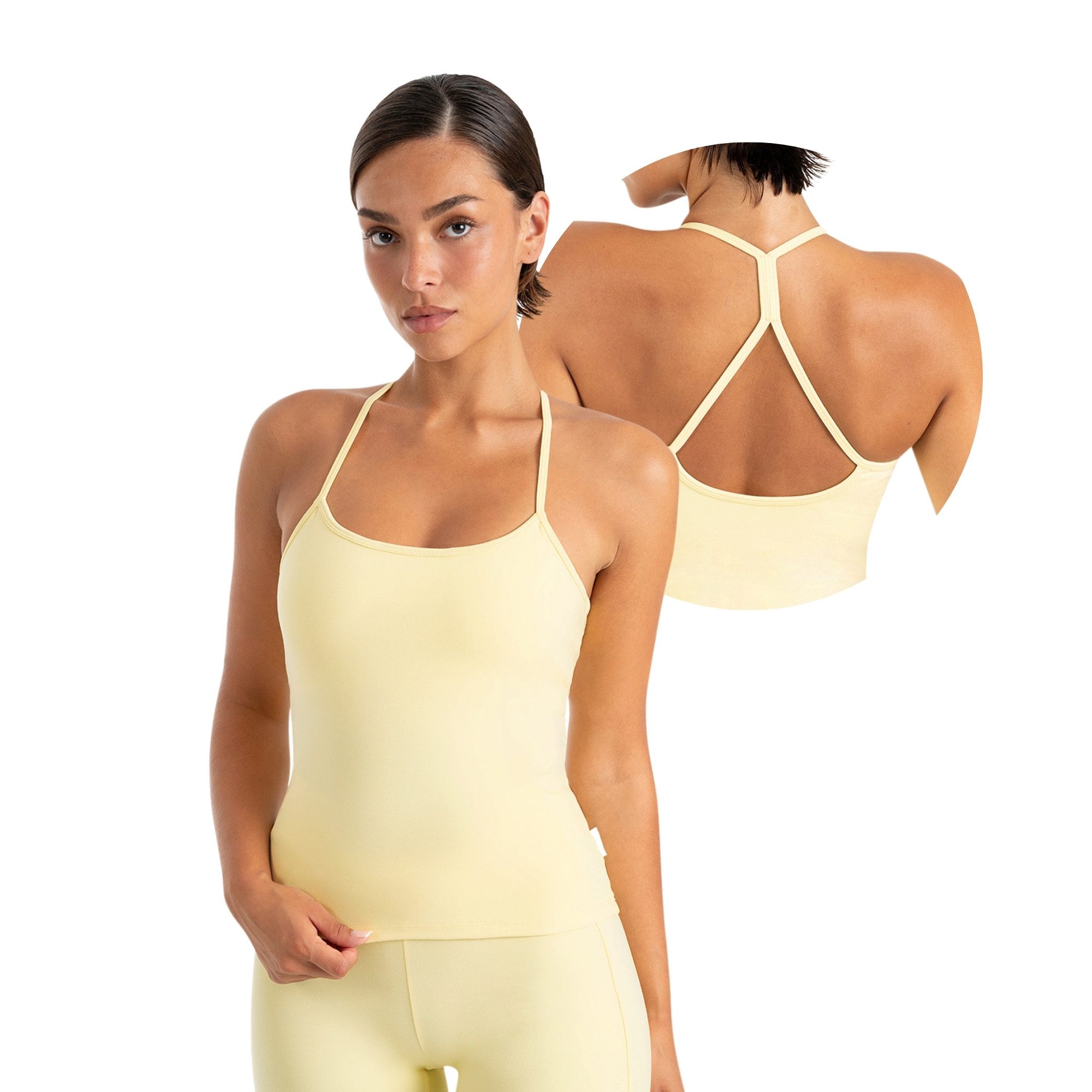 Smilodox Tanktop Lunara Damen, Sommertop, Slim Fit, mit Rundhals, für Gym & Alltag Stretch-Komfort, Elastisches Design, Körpernahe Passform, Gymwear