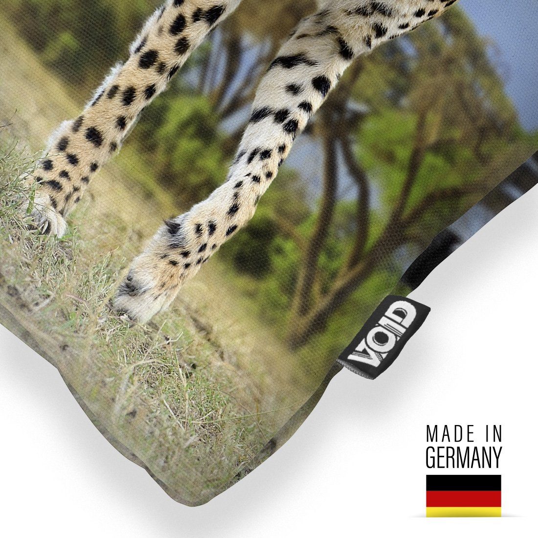 Kissenbezug, VOID Indien Tiger Leopard R Gepard Stück), Afrika Gepard Sofa-Kissen Dschungel Kissenbezug (1 Safari Afrika