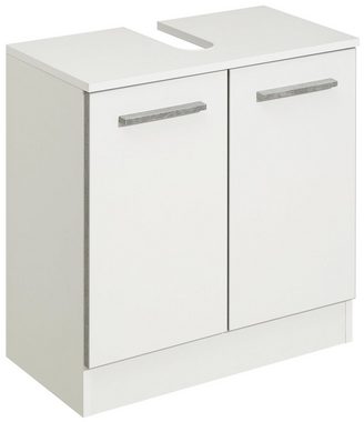 Saphir Badmöbel-Set Quickset 953 5-teilig, Waschbeckenunterschrank und LED-Spiegelschrank, (Set, 5-St), in Weiß Glanz, Badmöbel inkl. Türdämpfer, ohne Waschbecken, 9 Türen