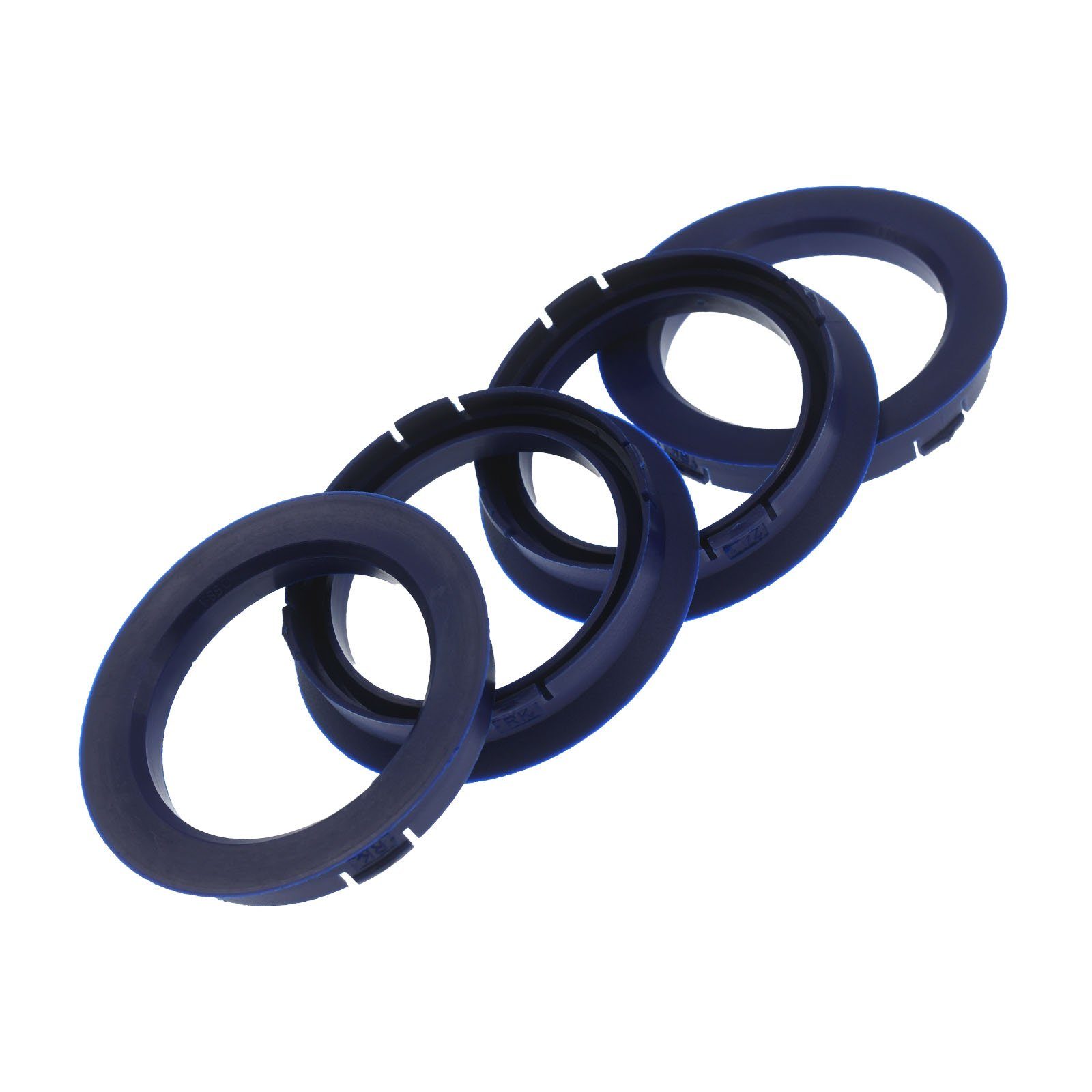 RKC Reifenstift 58,1 + mm Dunkelblau Maße: Zentrierringe Fettstift, Kreide 4X Ringe Felgen 1x Reifen x 74,1