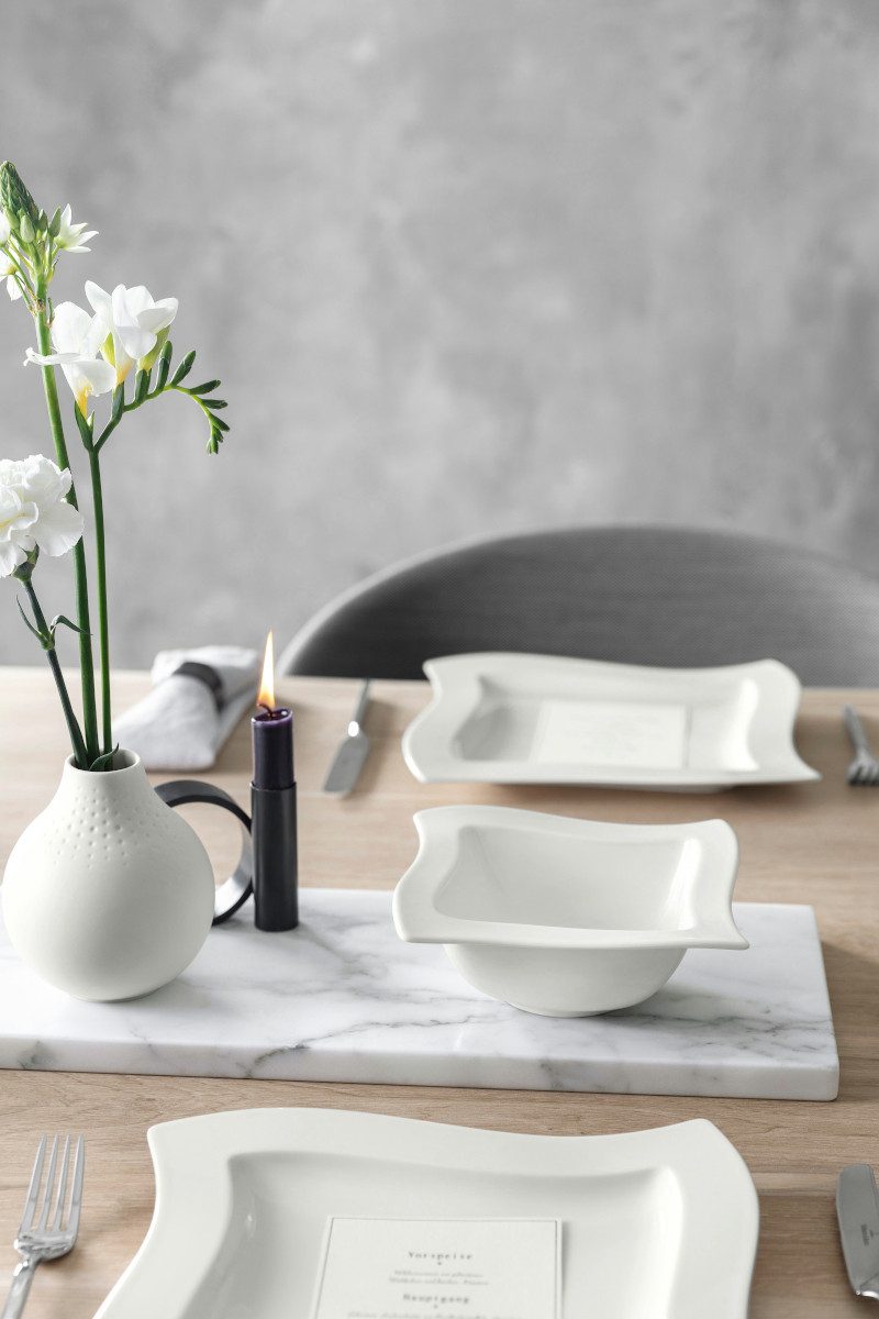 Villeroy & Boch Schale New Wave Bol 0,6 l viereckig, Premium Porcelain, (Bowls) – Bild 4 von 4