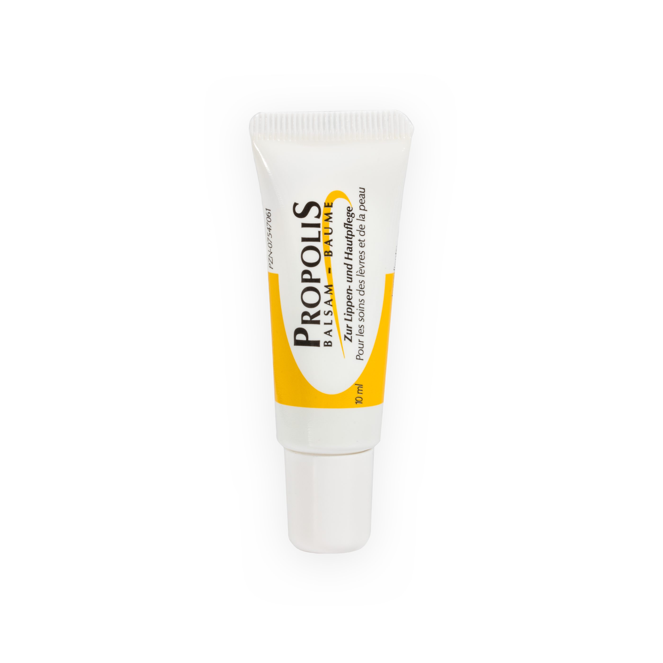 HC PRODUCTS Lippenbalsam Propolis Lippenbalsam Tube mit Bio-Bienenwachs, Jojobaöl & Kamille, Beruhigt und pflegt Lippen, trockene & gereizte Hautstellen