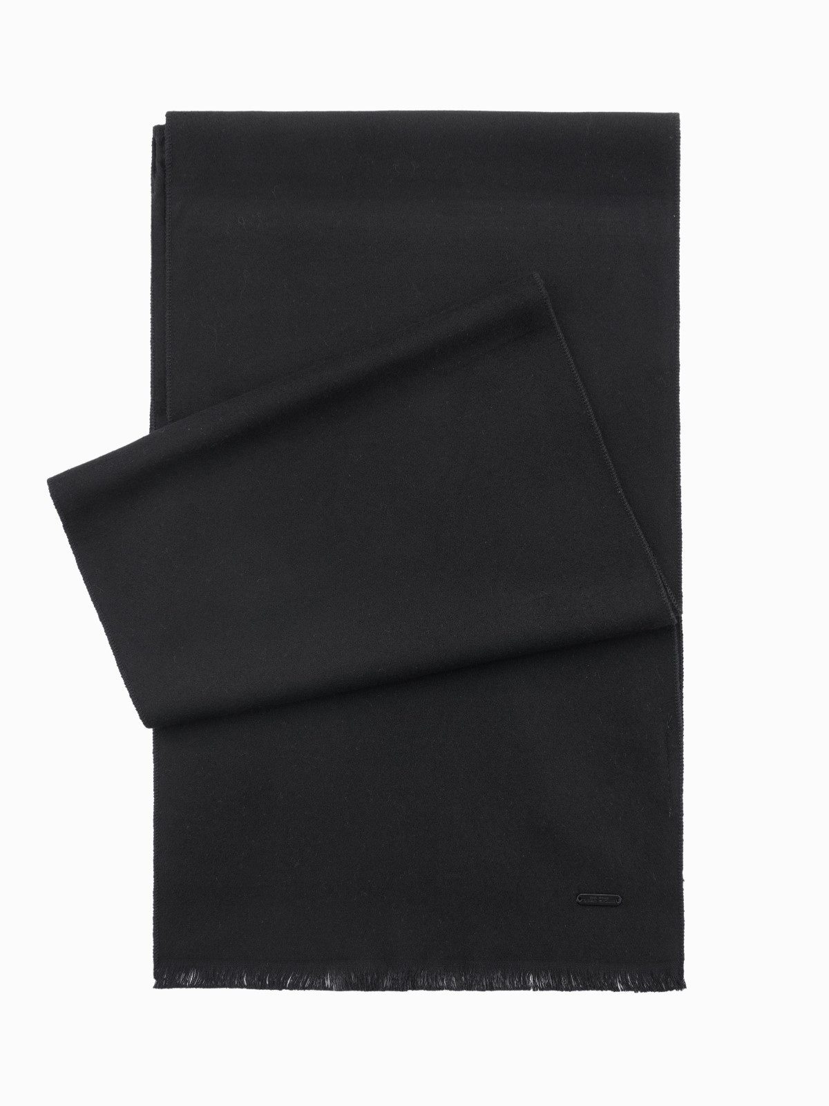 OMBRE Schal Monochromer Herrenschal mit Fransen günstig online kaufen