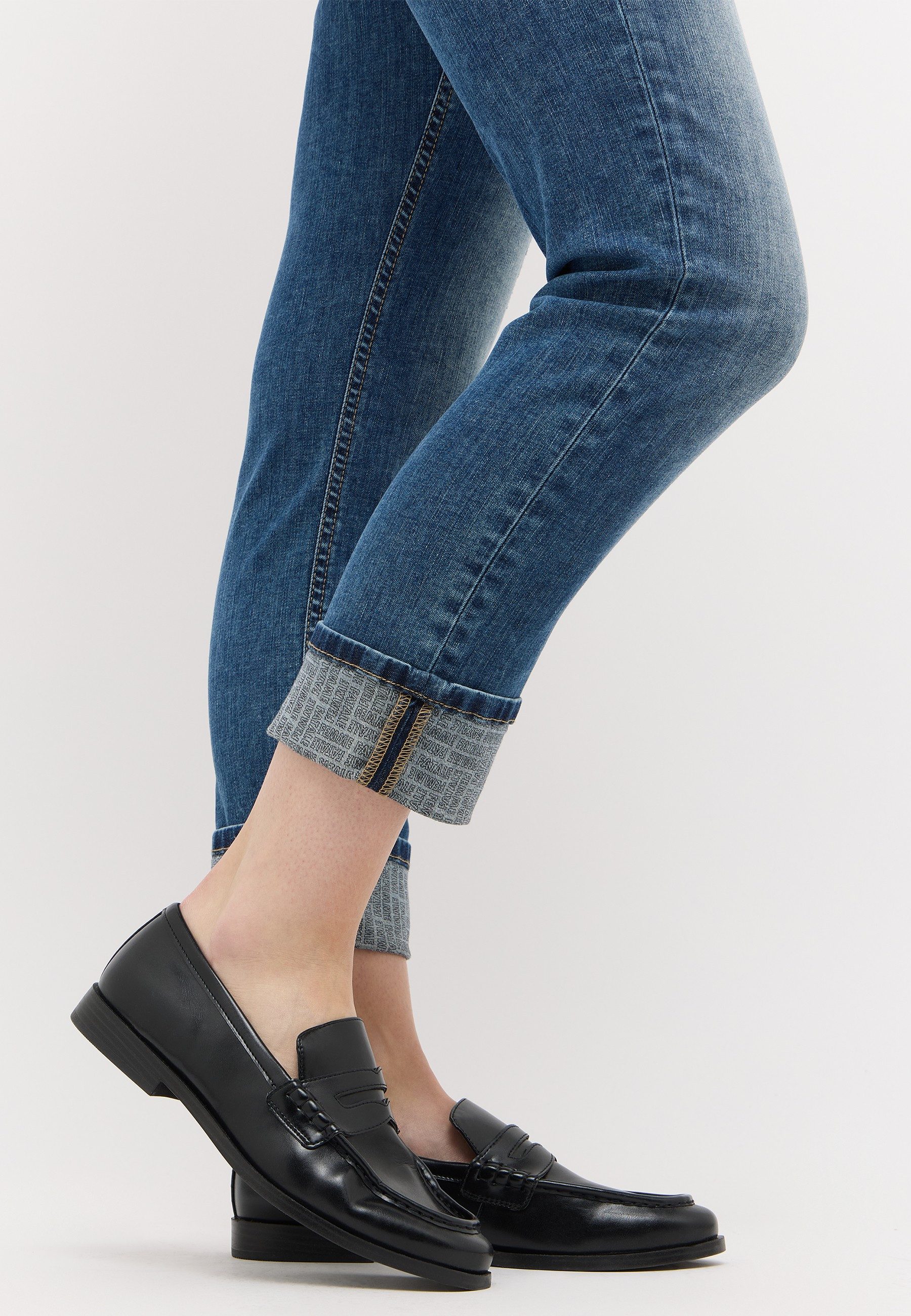 ANGELS 7/8-Jeans CIRA EDGY Slim Fit, mit Destroyed- und Abriebeffekten